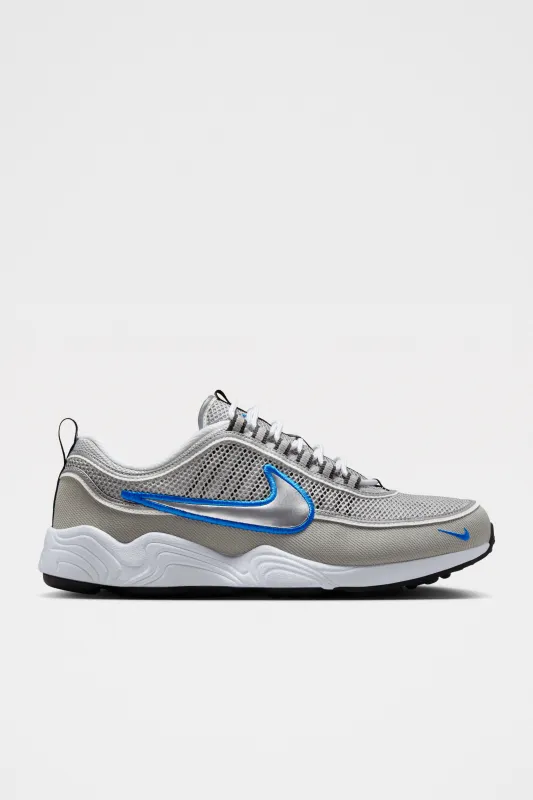 Nike Air Zoom Spiridon SP Metallic Silver / Signal Blue sold by Tres Bien