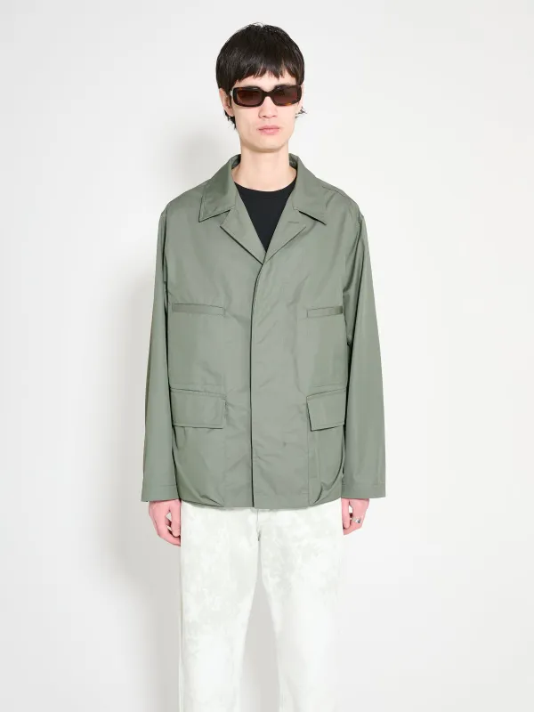 Lemaire 4 Pocket Overshirt Ash Grey made by Lemaire