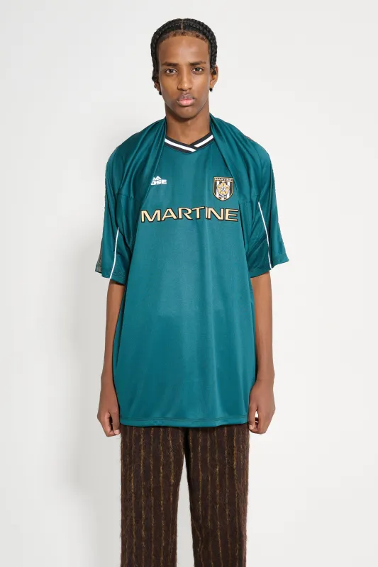 Martine Rose Celebration Football Top Green sold by Tres Bien