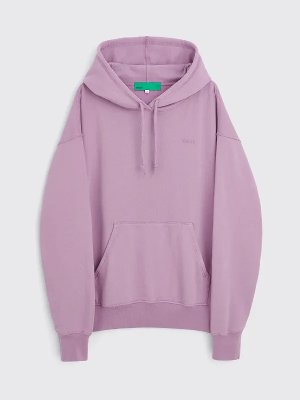 TRÈS BIEN everywear Garment Dye Hoodie Cotton Purple sold by Tres Bien