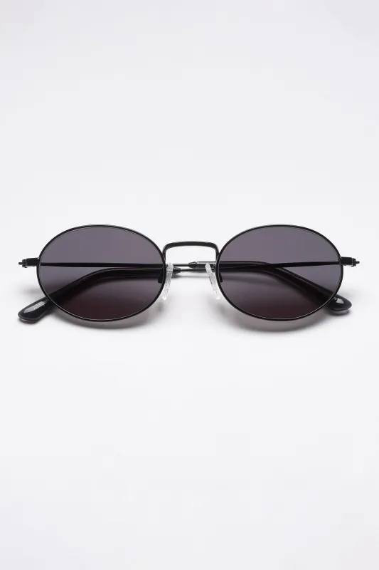 Sun Buddies Aaliyah Black / Transparent Grey sold by Tres Bien
