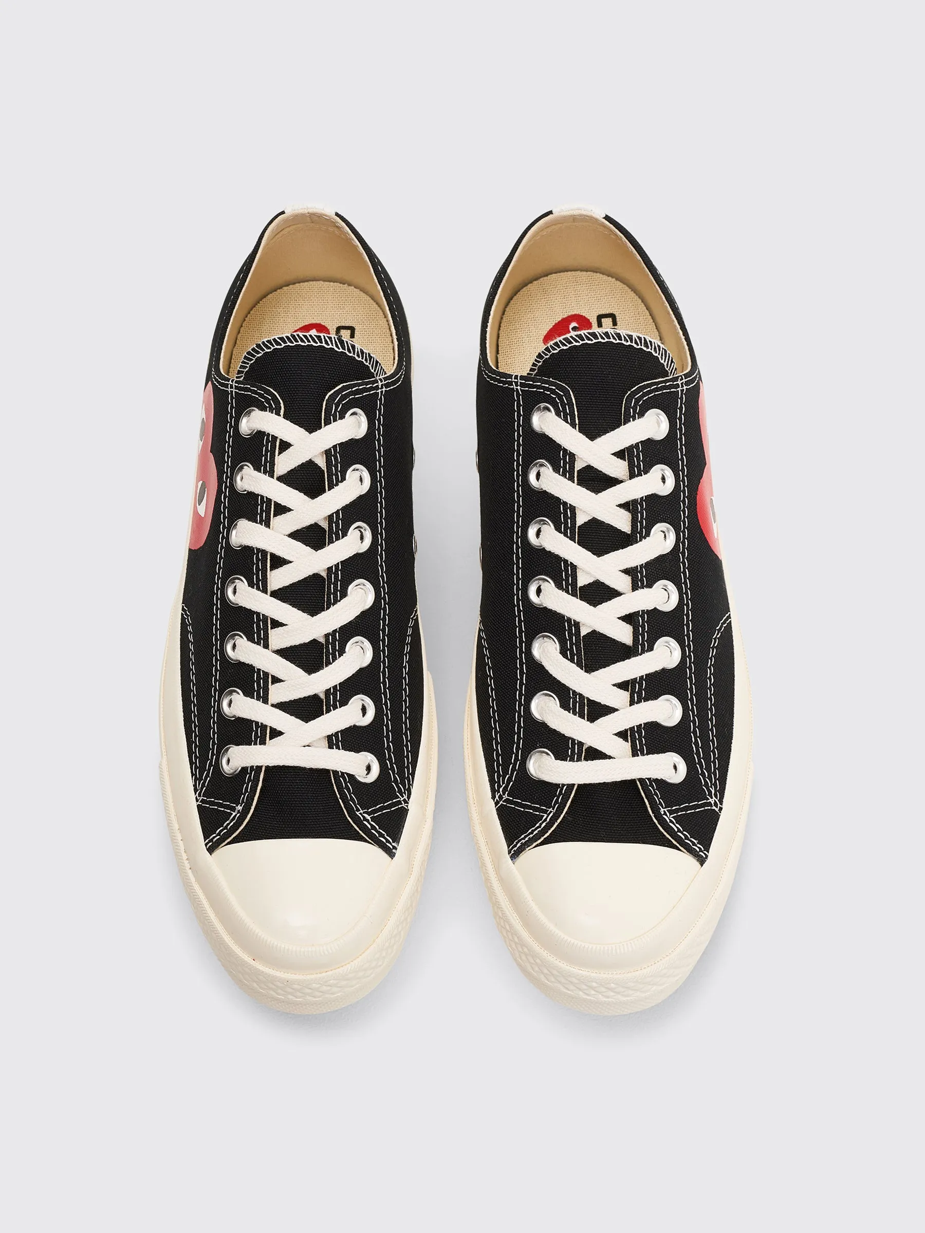 Comme des Garçons Play x Converse Chuck 70 Low Black sold by Tres Bien product image thumbnail 5