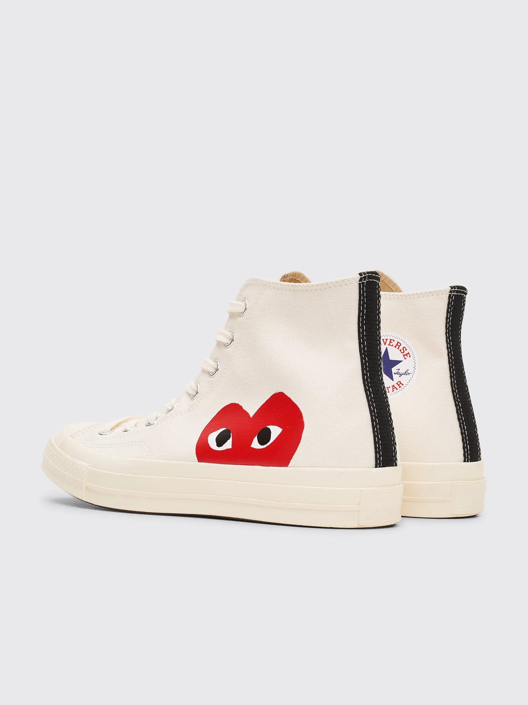 Comme des Garçons Play x Converse Chuck 70 Hi White sold by Tres Bien product image thumbnail 4