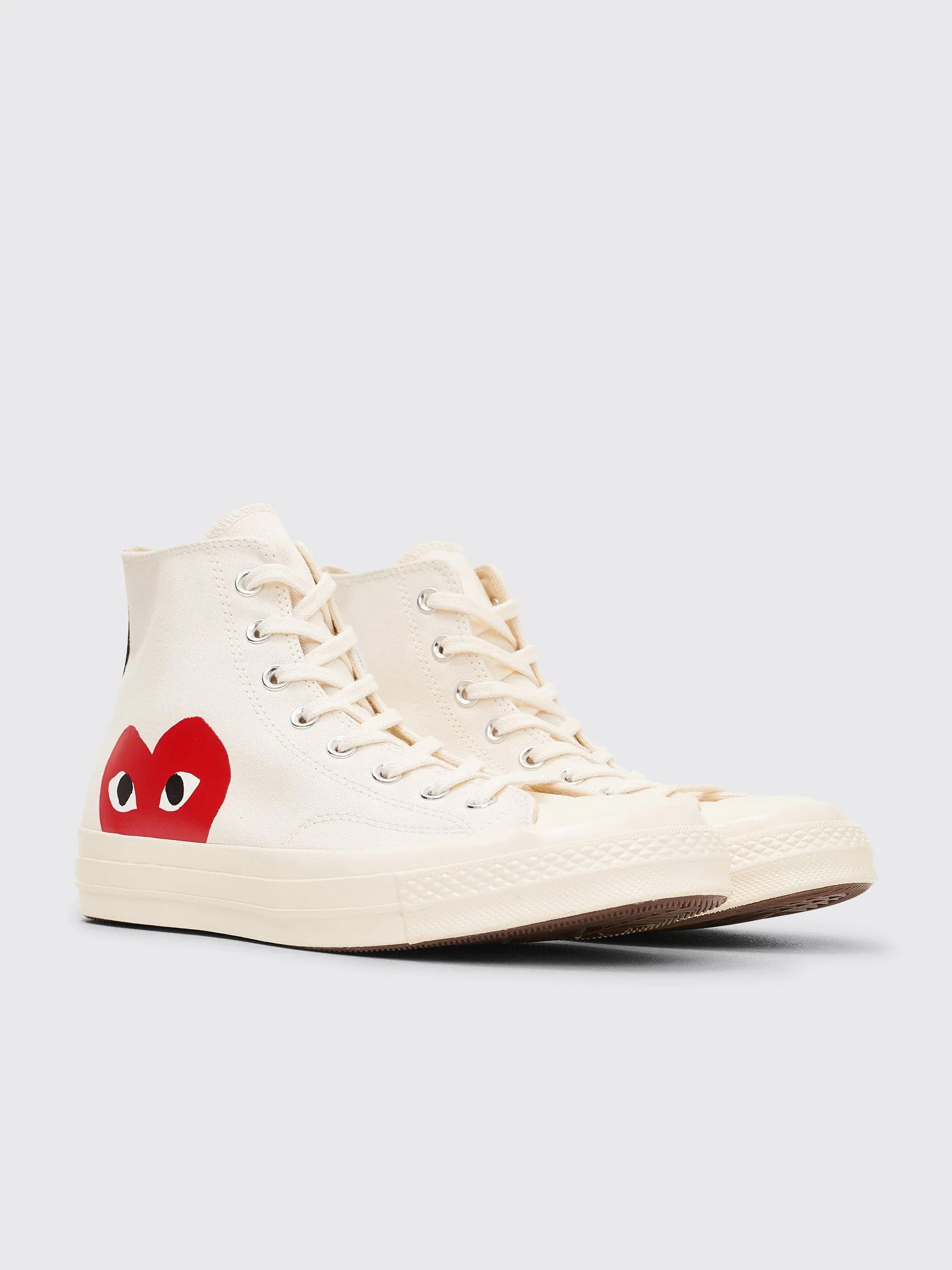 Comme des Garçons Play x Converse Chuck 70 Hi White sold by Tres Bien product image thumbnail 3
