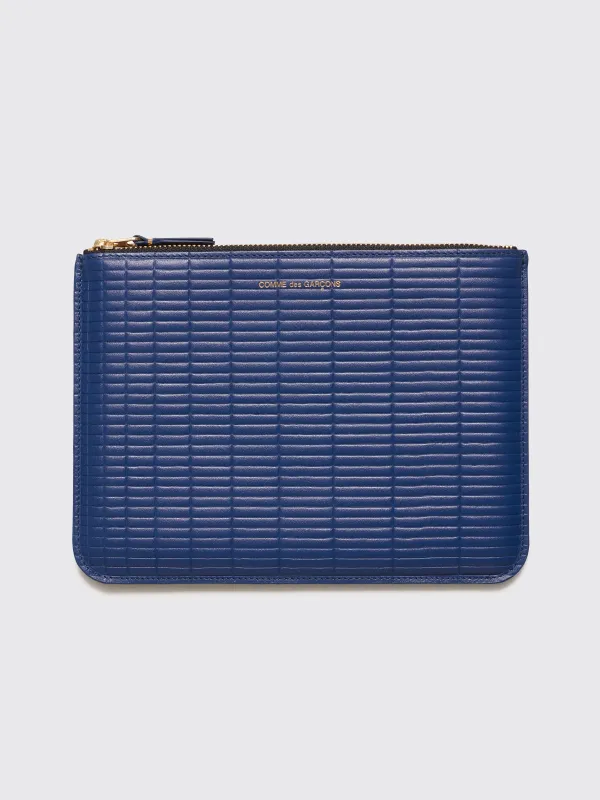 Comme des Garçons Wallet SA5100 Brick Line Blue sold by Tres Bien