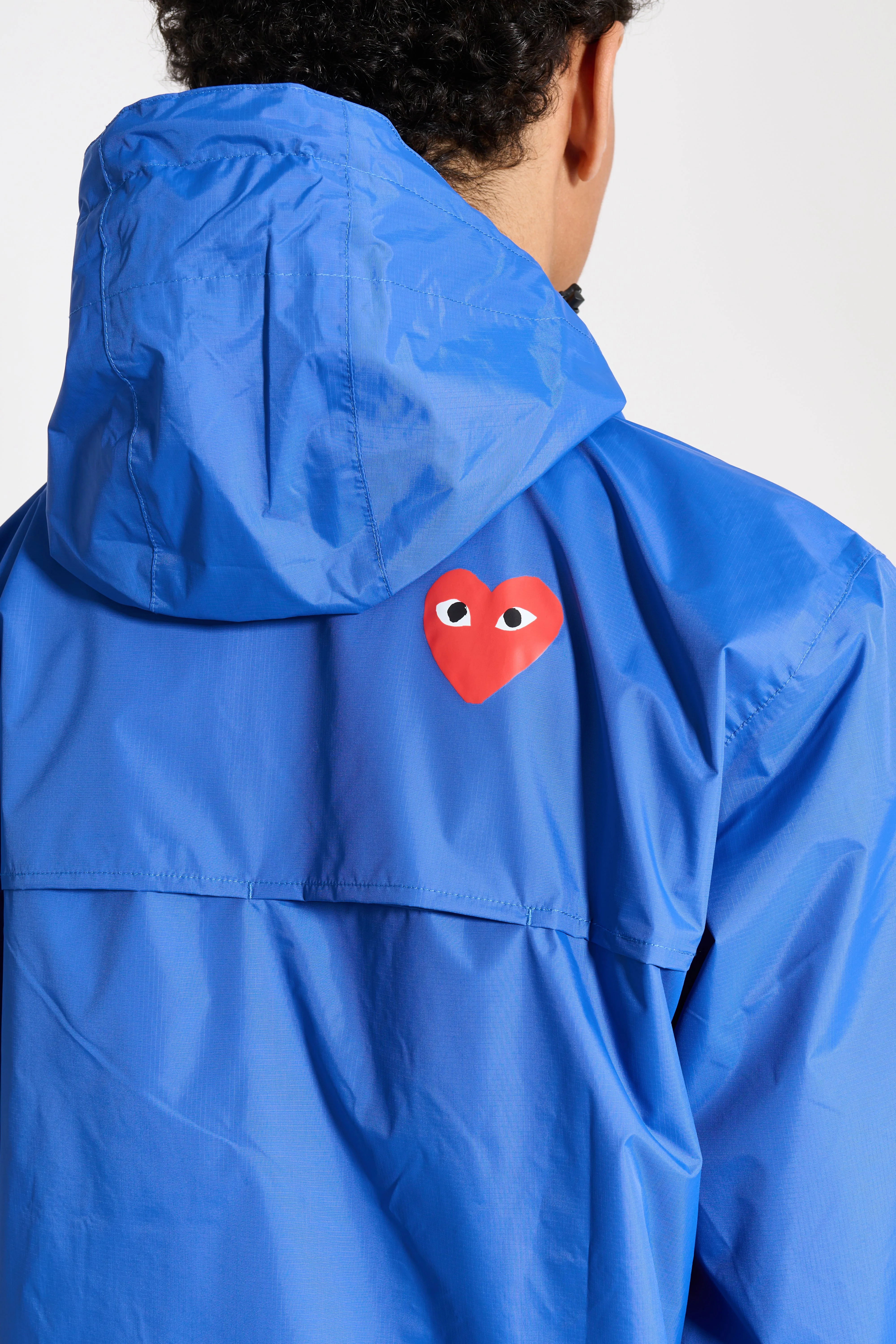 Comme des Garçons Play x K-Way Leon Half Zip Jacket Blue sold by Tres Bien product image thumbnail 5
