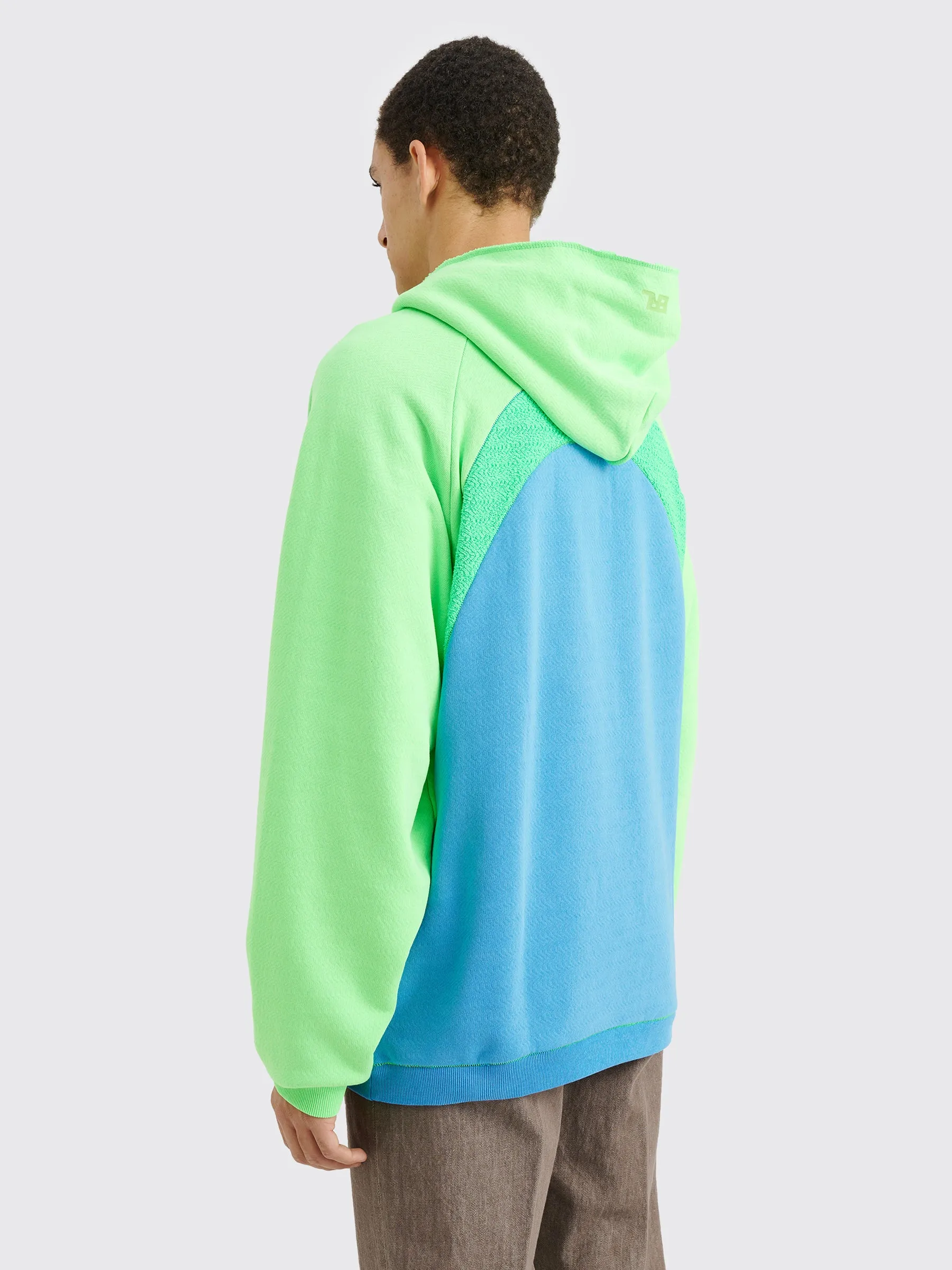 ERL Rainbow Knit Hoodie Blue sold by Tres Bien product image thumbnail 3