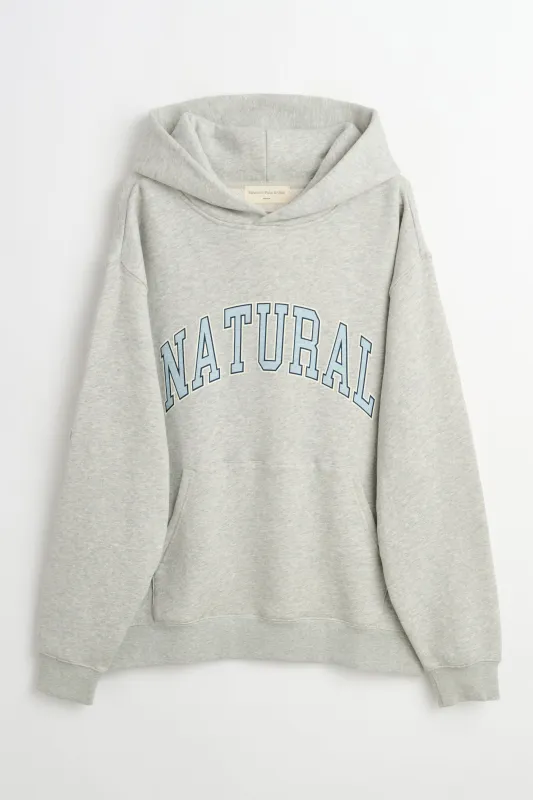 Museum of Peace & Quiet Natural Hoodie Ash sold by Tres Bien