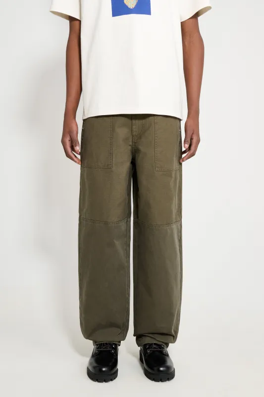 Wales Bonner Brixton Trouser Olive sold by Tres Bien