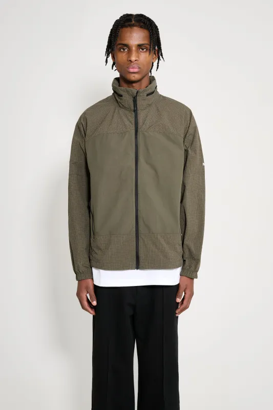 The North Face M HKE Utility Wind Jacket New Taupe Green made by Tres Bien