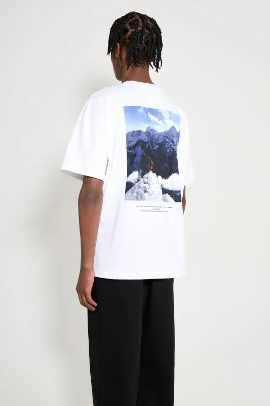 The North Face M Casentino Pack Denali Graphic S/S Tee TNF White sold by Tres Bien