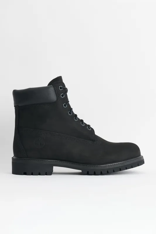 Timberland Premium 6 Inch Lace Up Waterproof Boot Black made by Timberland