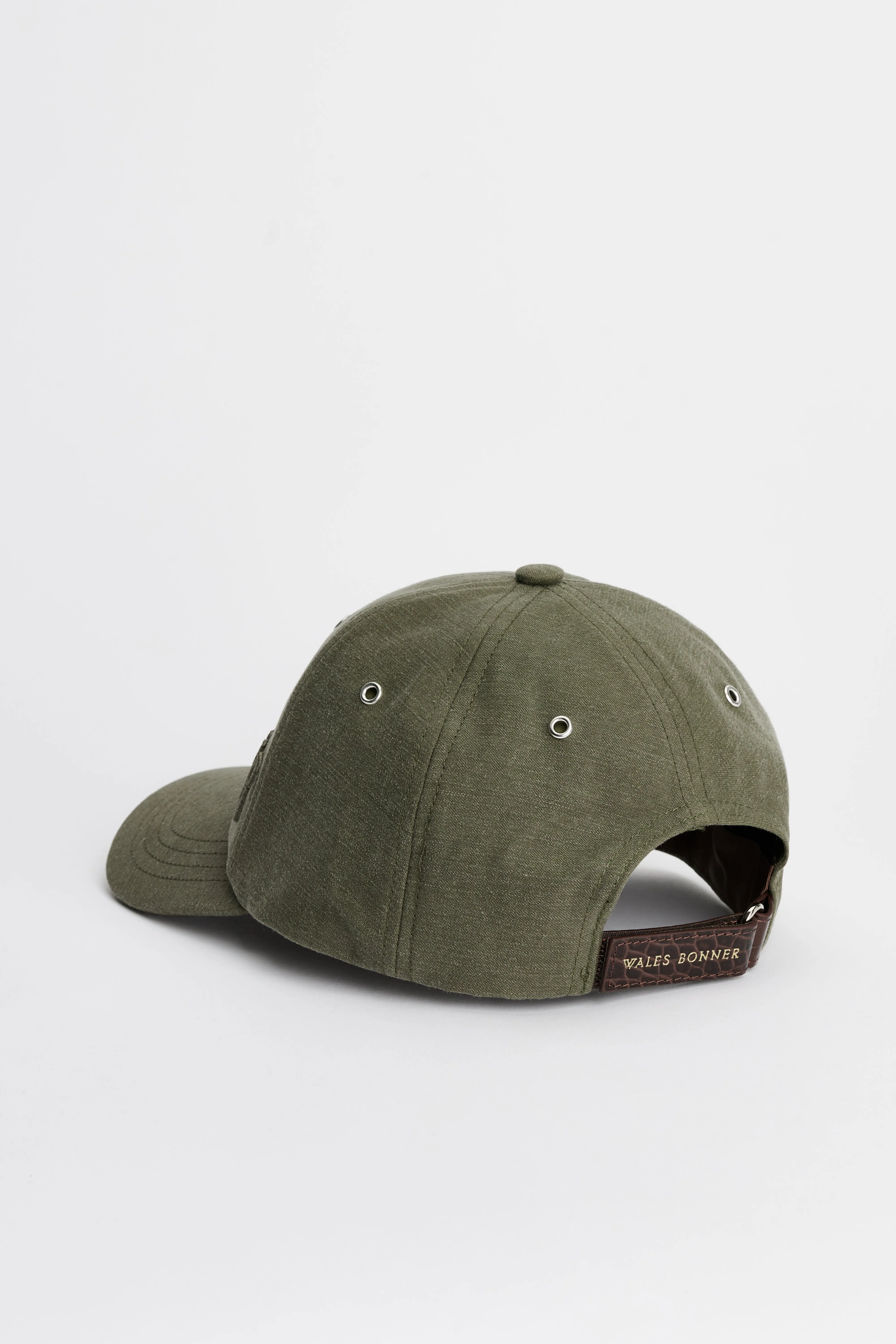 Wales Bonner Original Cap Olive sold by Tres Bien product image thumbnail 2