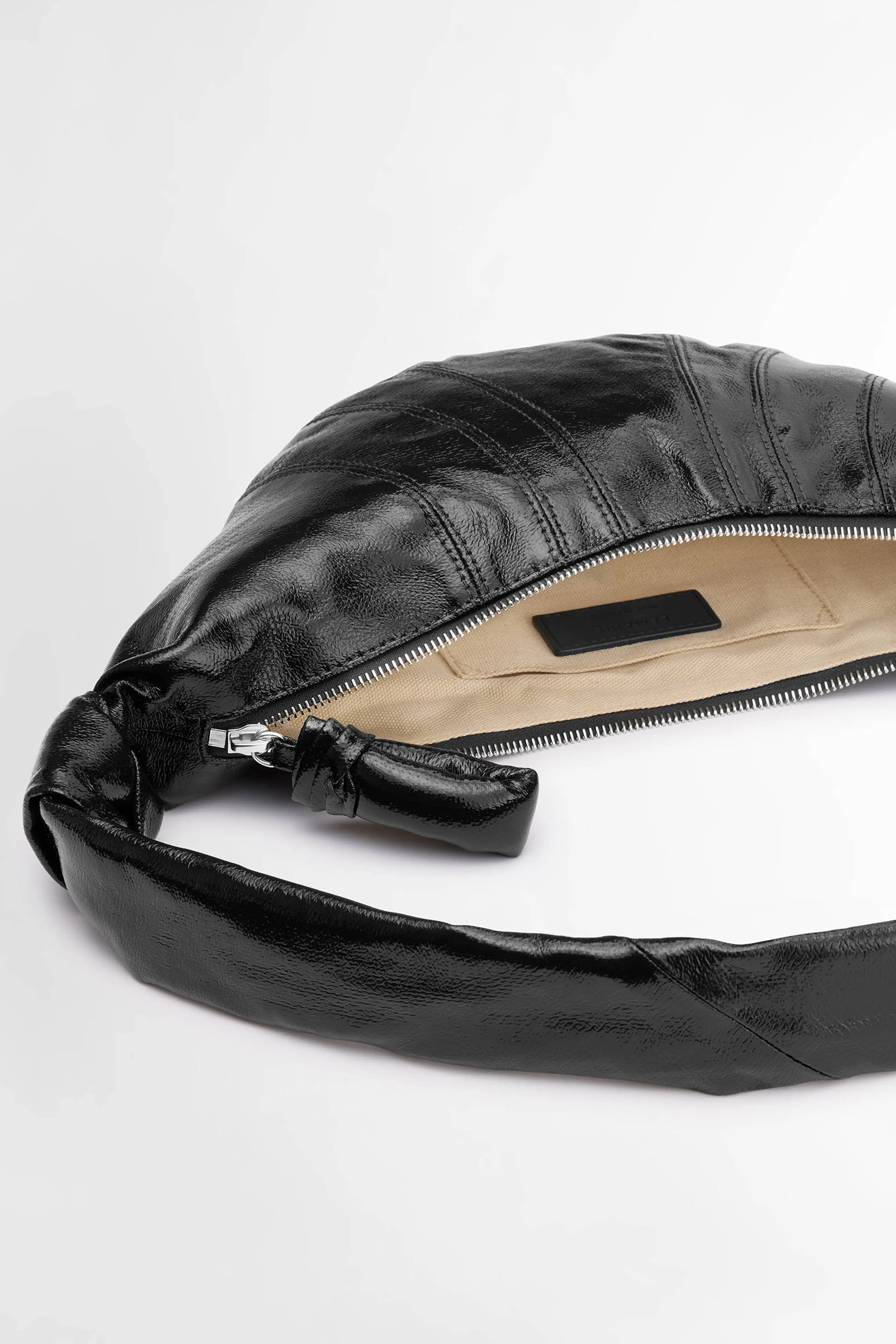 Lemaire Small Croissant Bag Coated Black sold by Tres Bien product image thumbnail 3