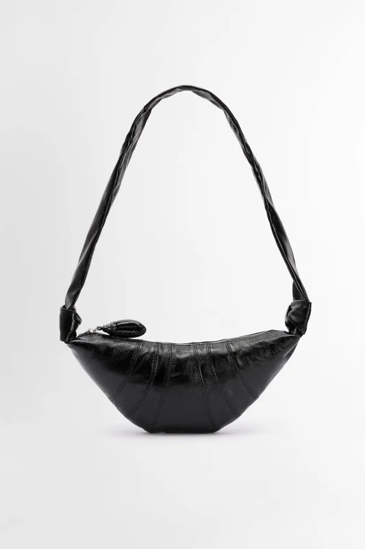 Lemaire Small Croissant Bag Coated Black made by Lemaire
