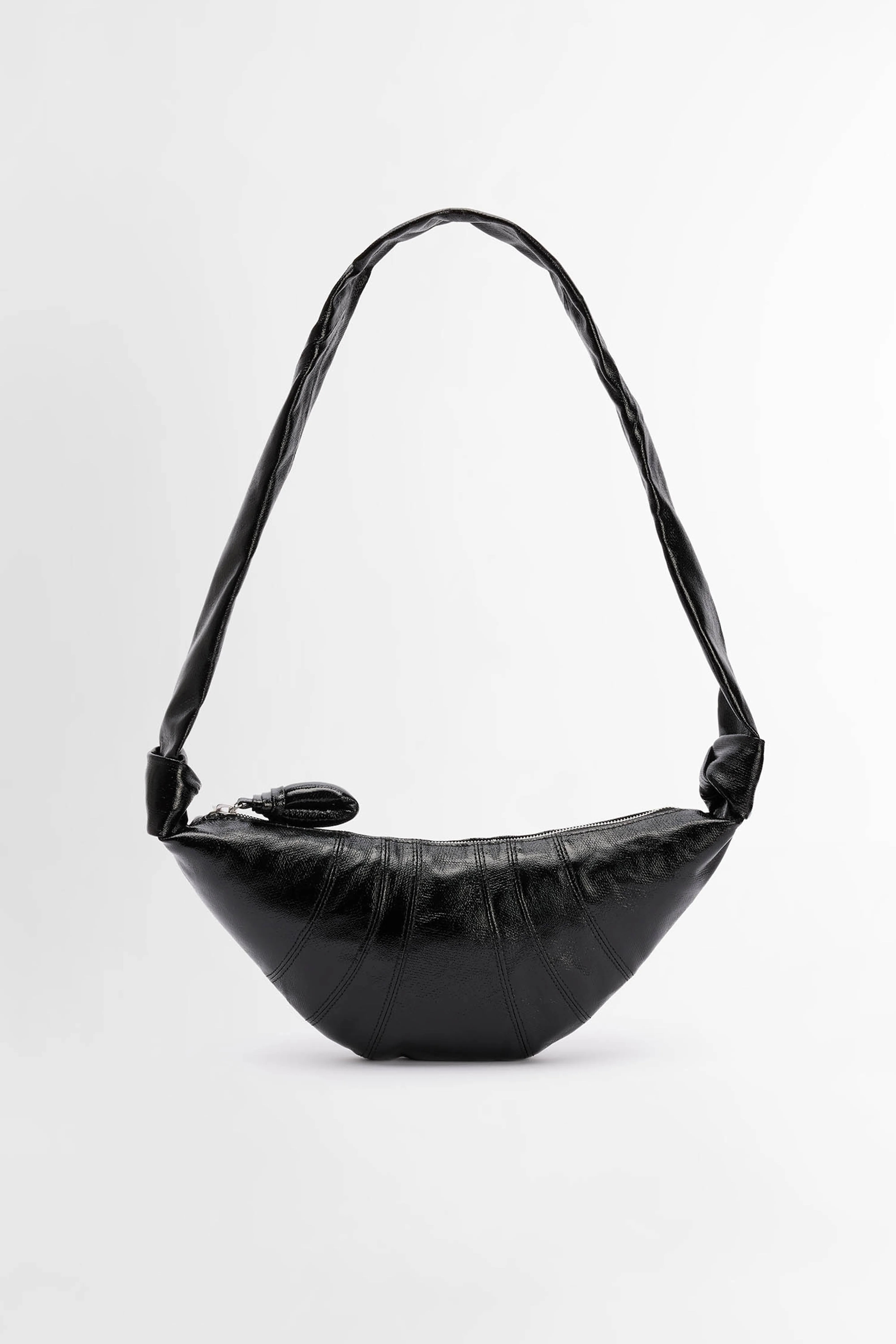 Lemaire Small Croissant Bag Coated Black sold by Tres Bien