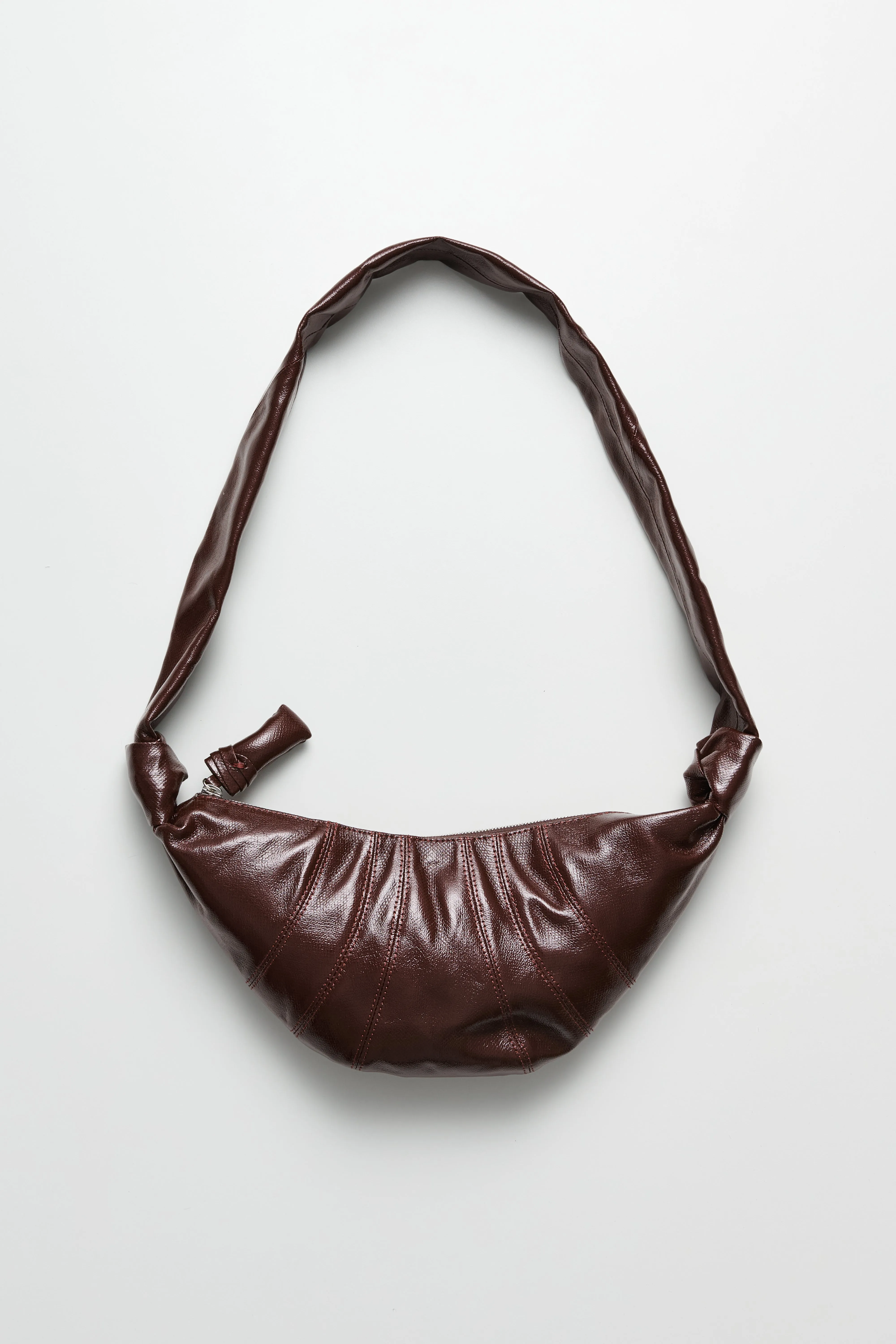 Lemaire Small Croissant Bag Coated Chocolate Fondant sold by Tres Bien