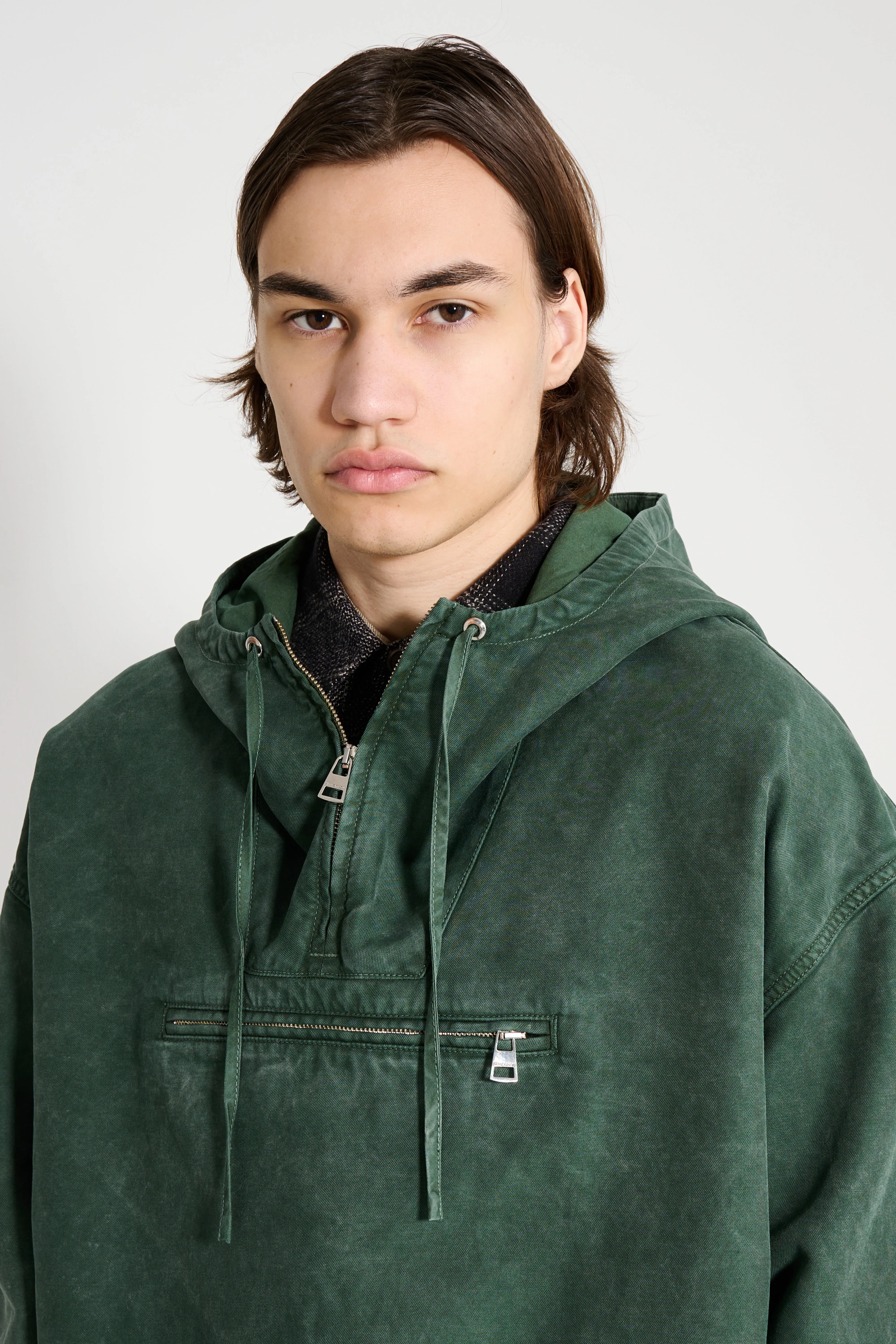 JW Anderson Garment Dye Anorak Pine sold by Tres Bien product image thumbnail 5