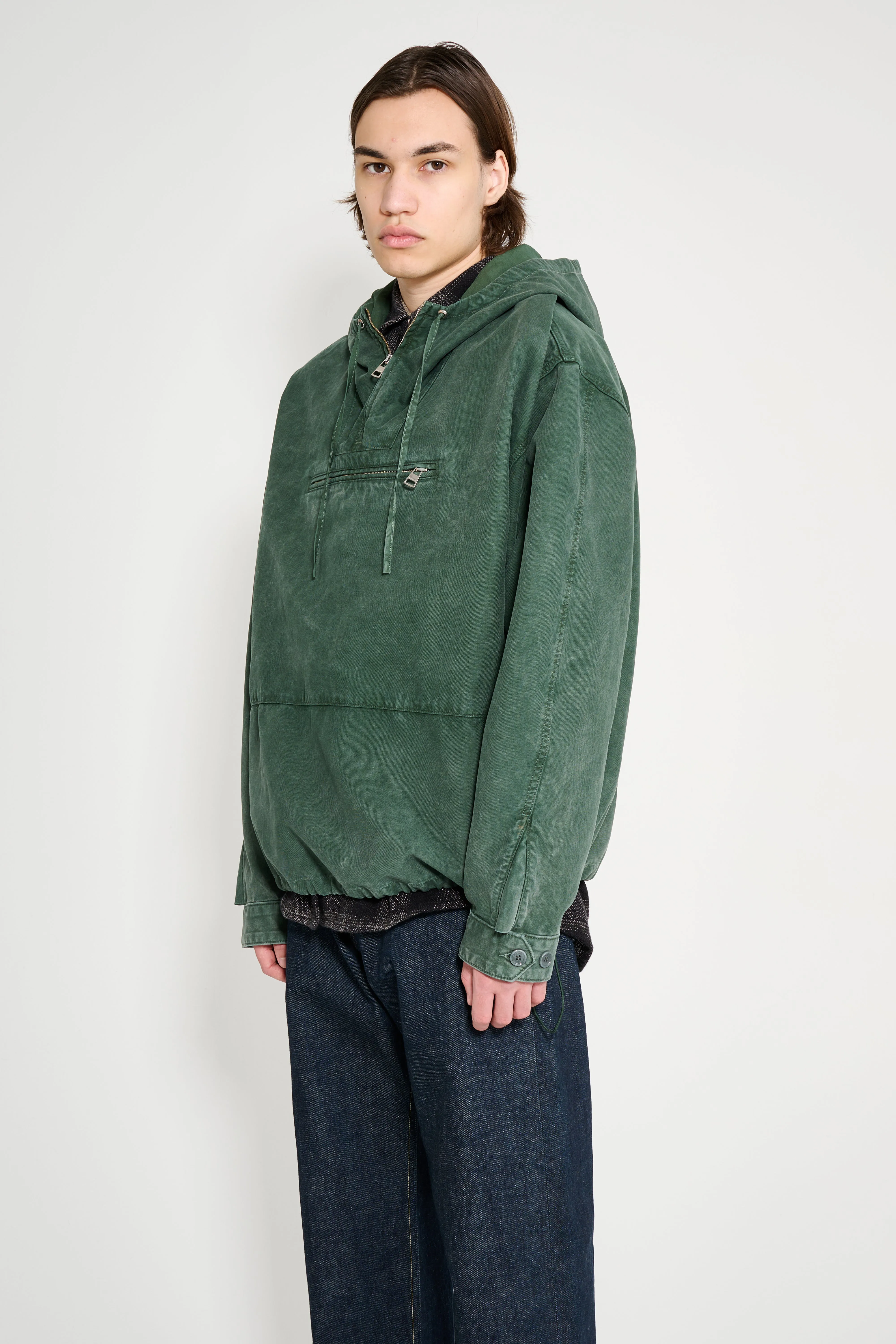 JW Anderson Garment Dye Anorak Pine sold by Tres Bien product image thumbnail 2