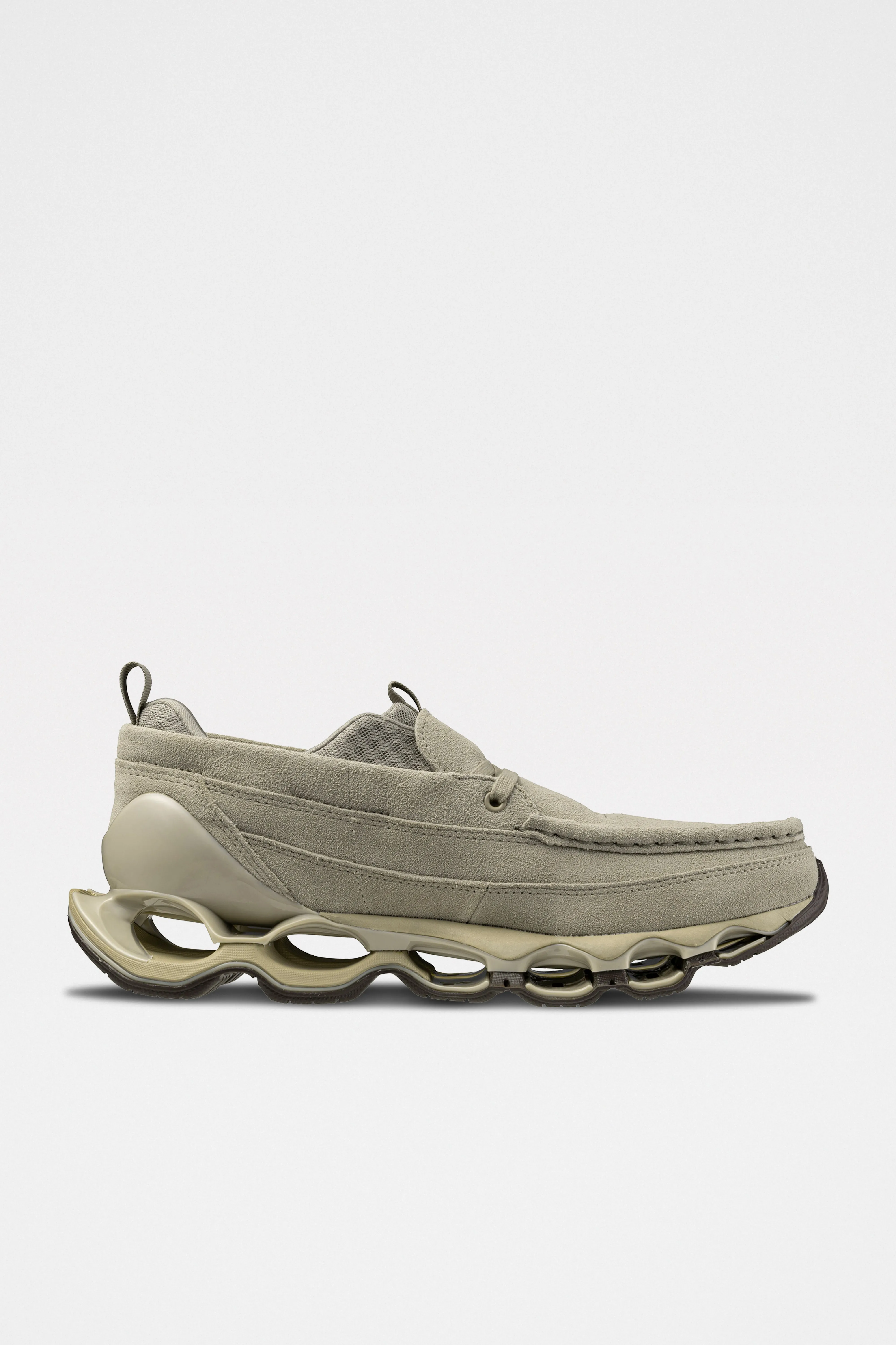 Mizuno Wave Prophecy Moc Taupe sold by Tres Bien