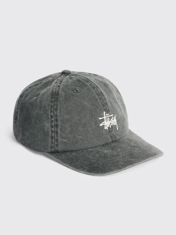 Stüssy Washed Basic Low Pro Cap Charcoal sold by Tres Bien