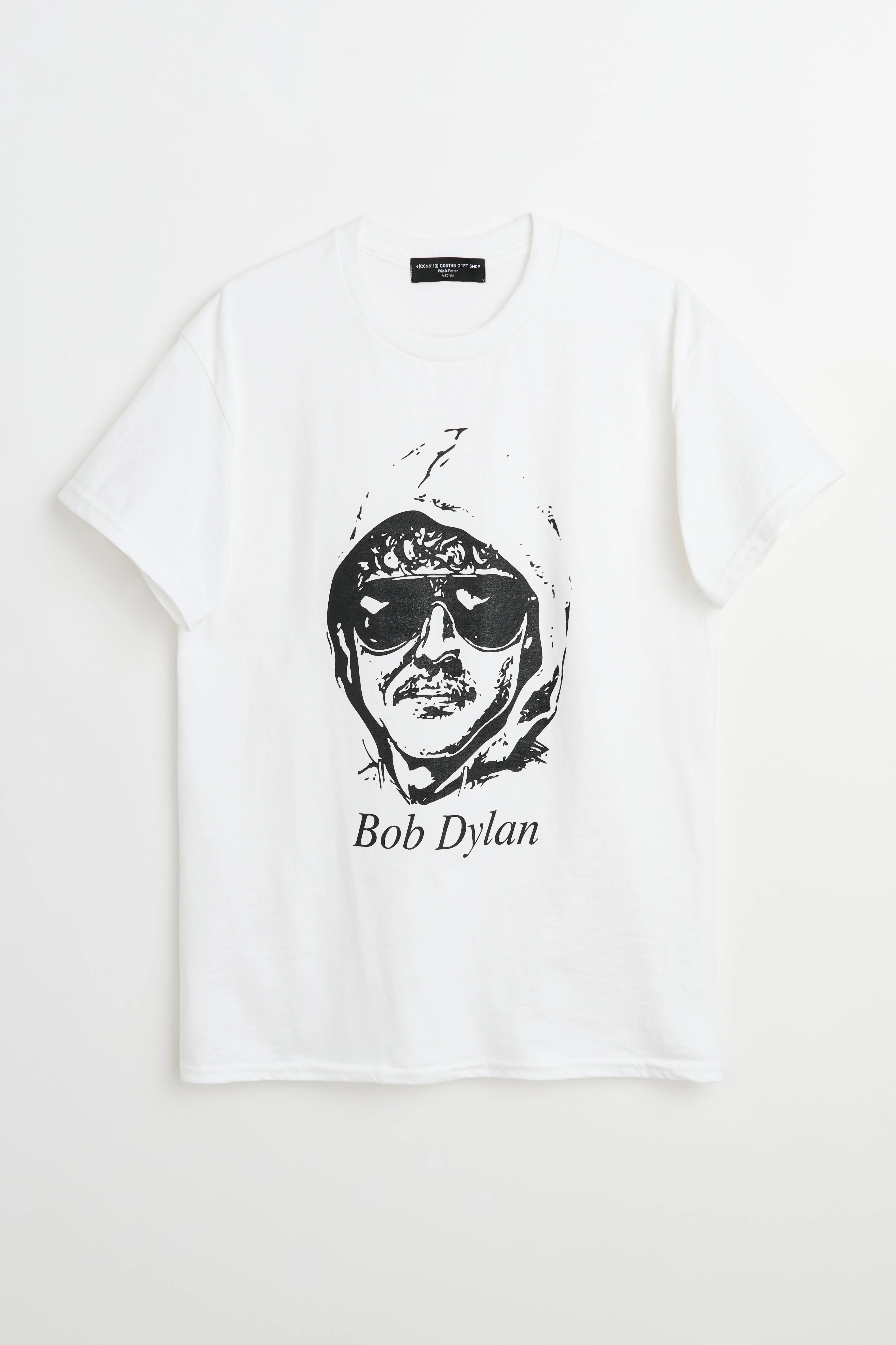 Connie Costas Bomb Dylan Front Graphic T-shirt White sold by Tres Bien