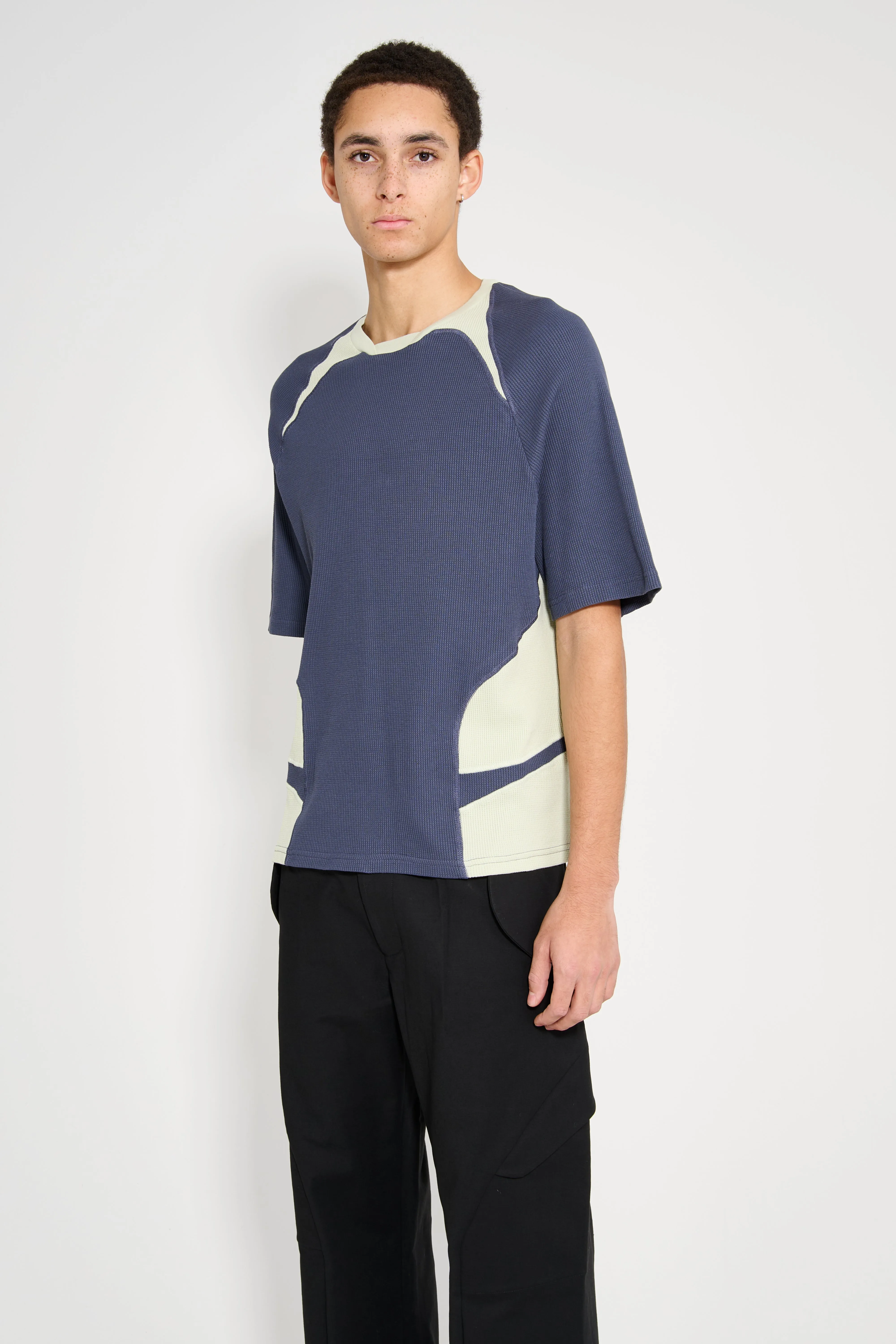 _J.L-A.L_ Waffle Facet Short Sleeve Green Slate sold by Tres Bien product image thumbnail 2