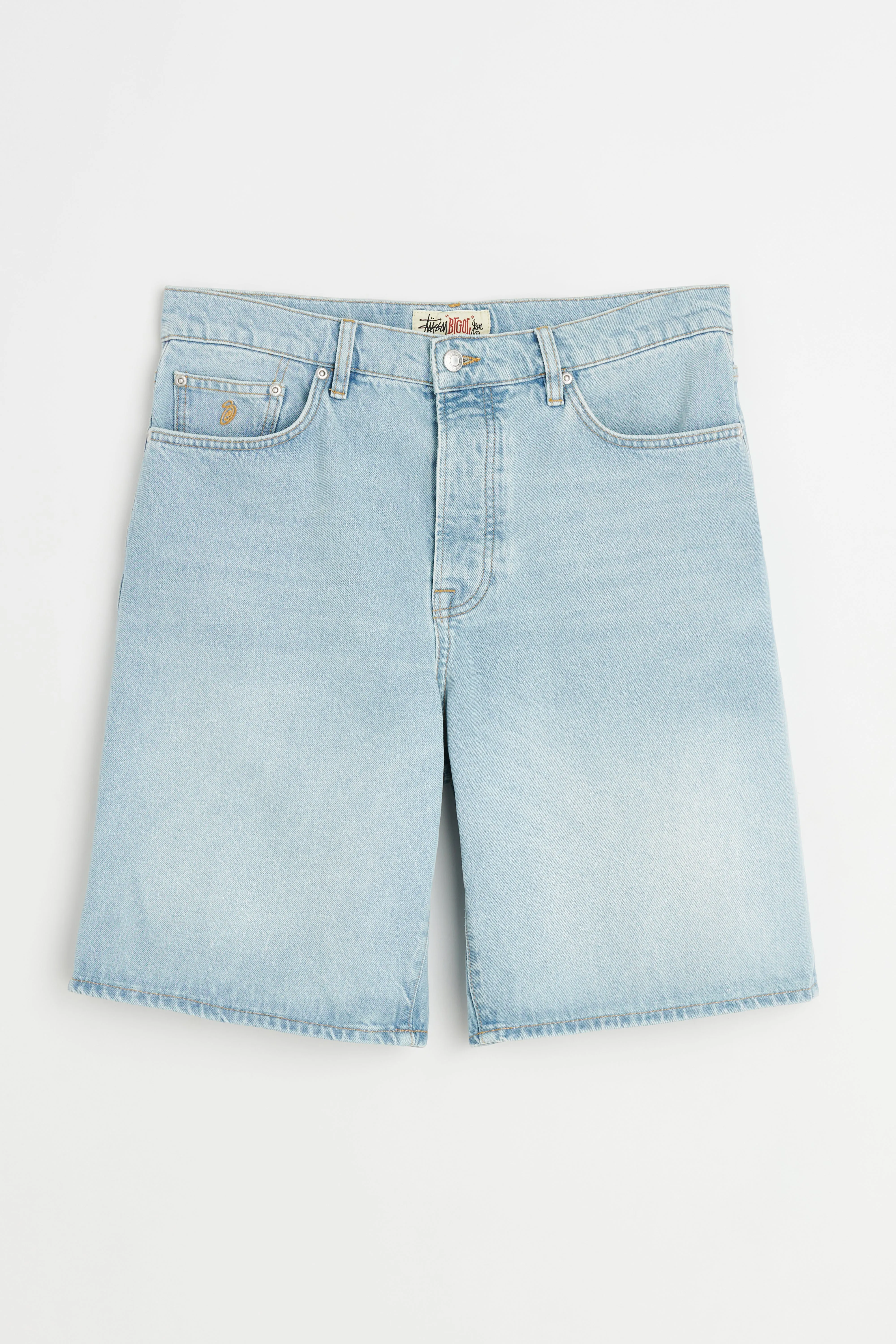 Stüssy Big Ol Shorts Denim Light Wash sold by Tres Bien