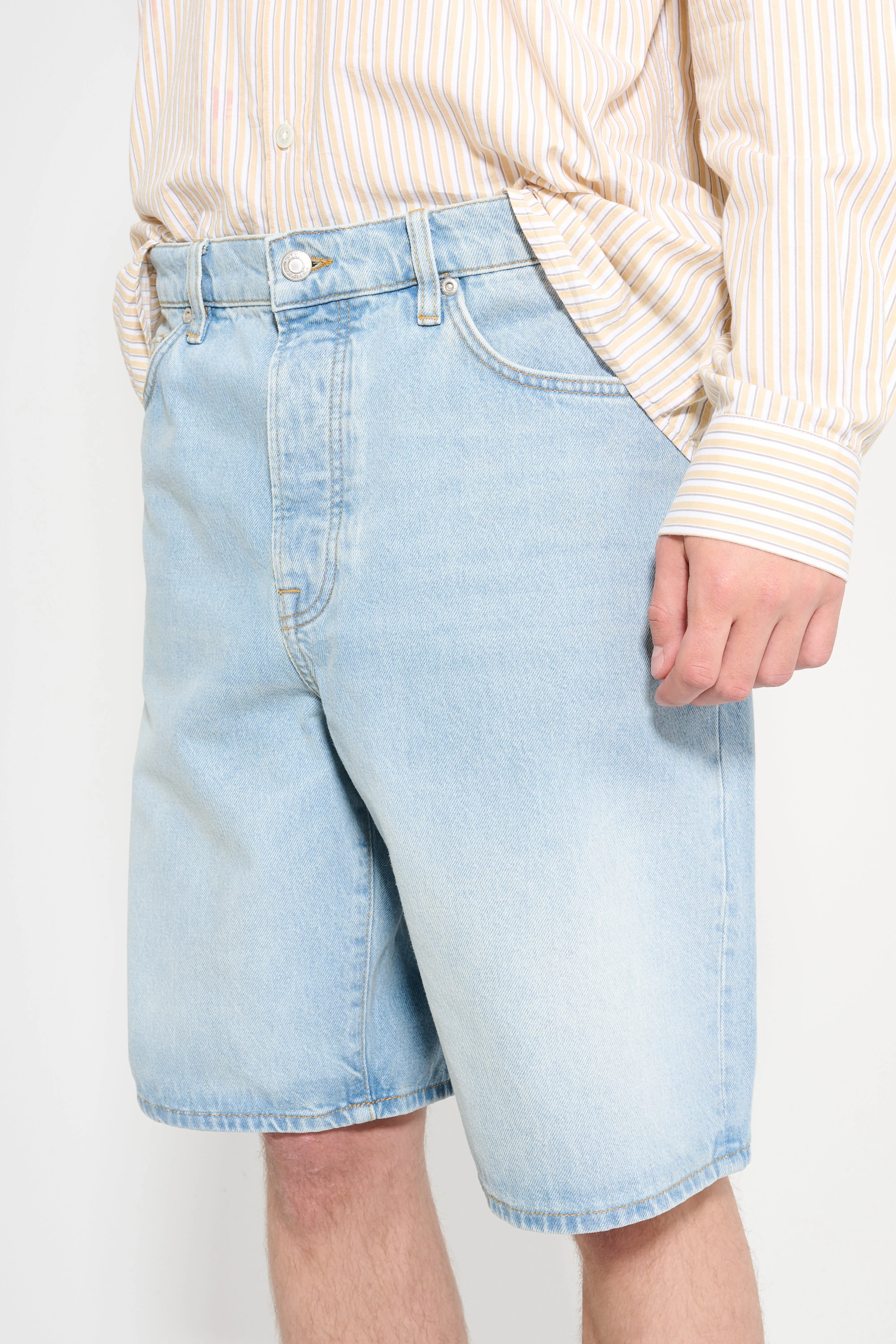 Stüssy Big Ol Shorts Denim Light Wash sold by Tres Bien product image thumbnail 4