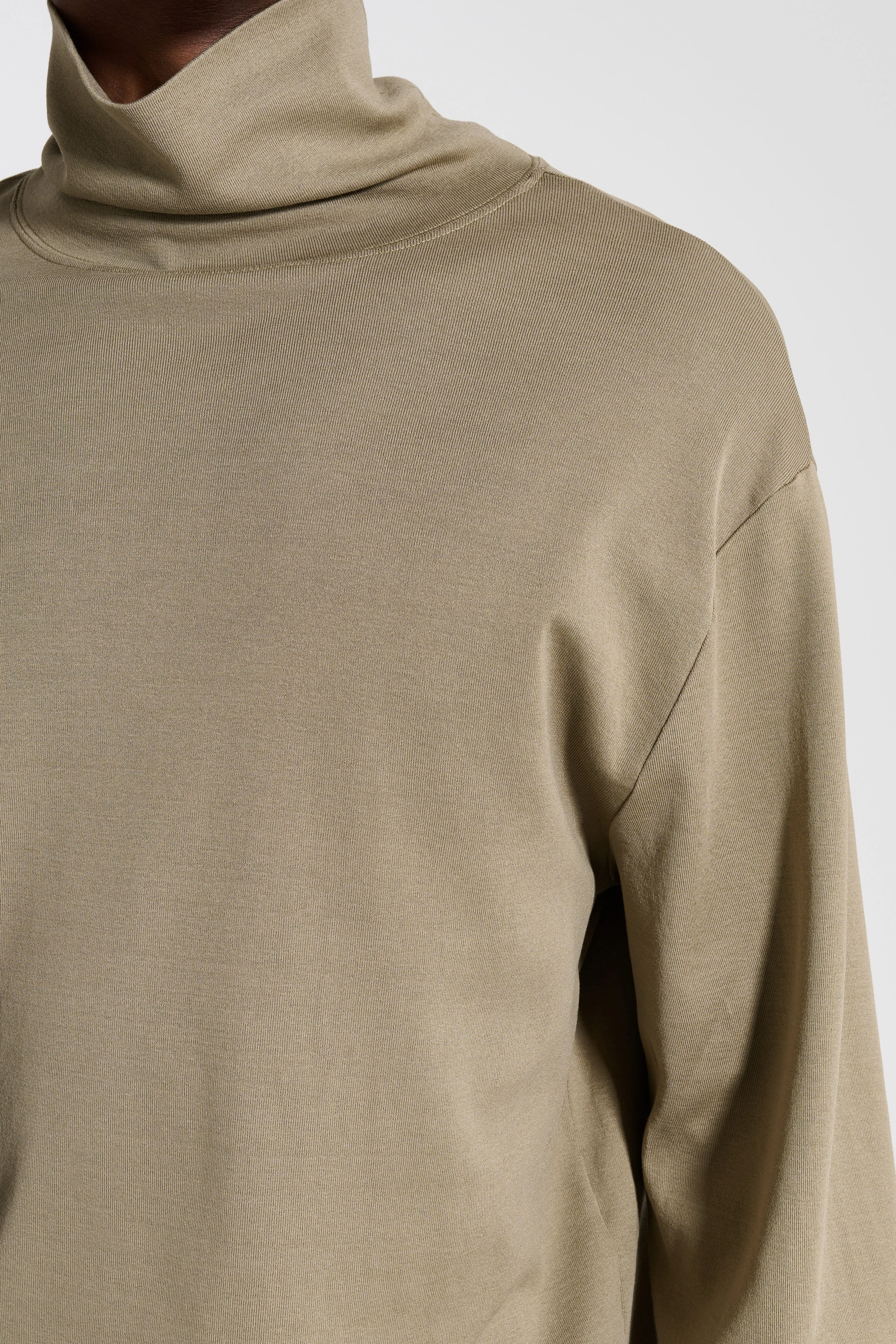 Lemaire Long Sleeve Turtle Neck Green Beige sold by Tres Bien product image thumbnail 3