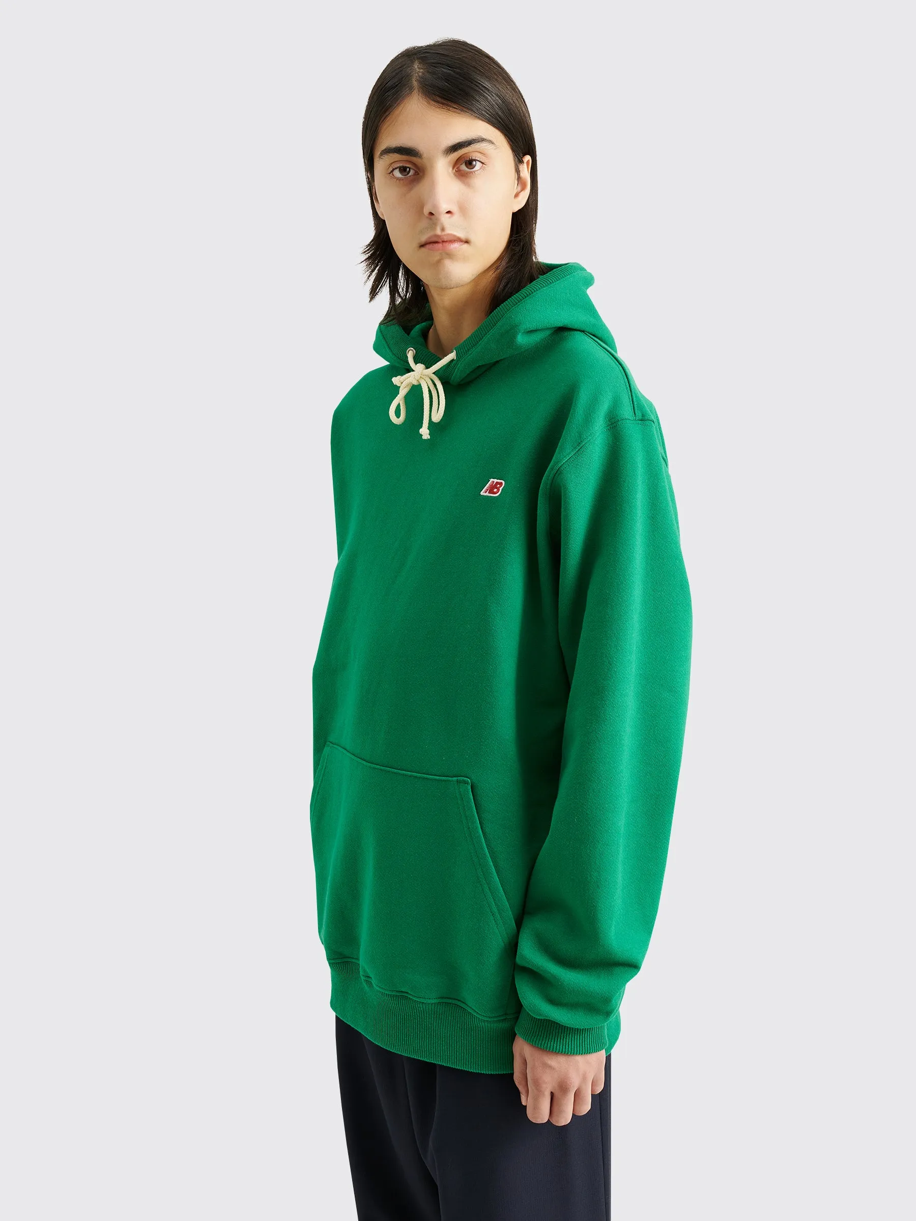 New Balance MADE in USA Core Sweatshirt Hoodie Green sold by Tres Bien product image thumbnail 3