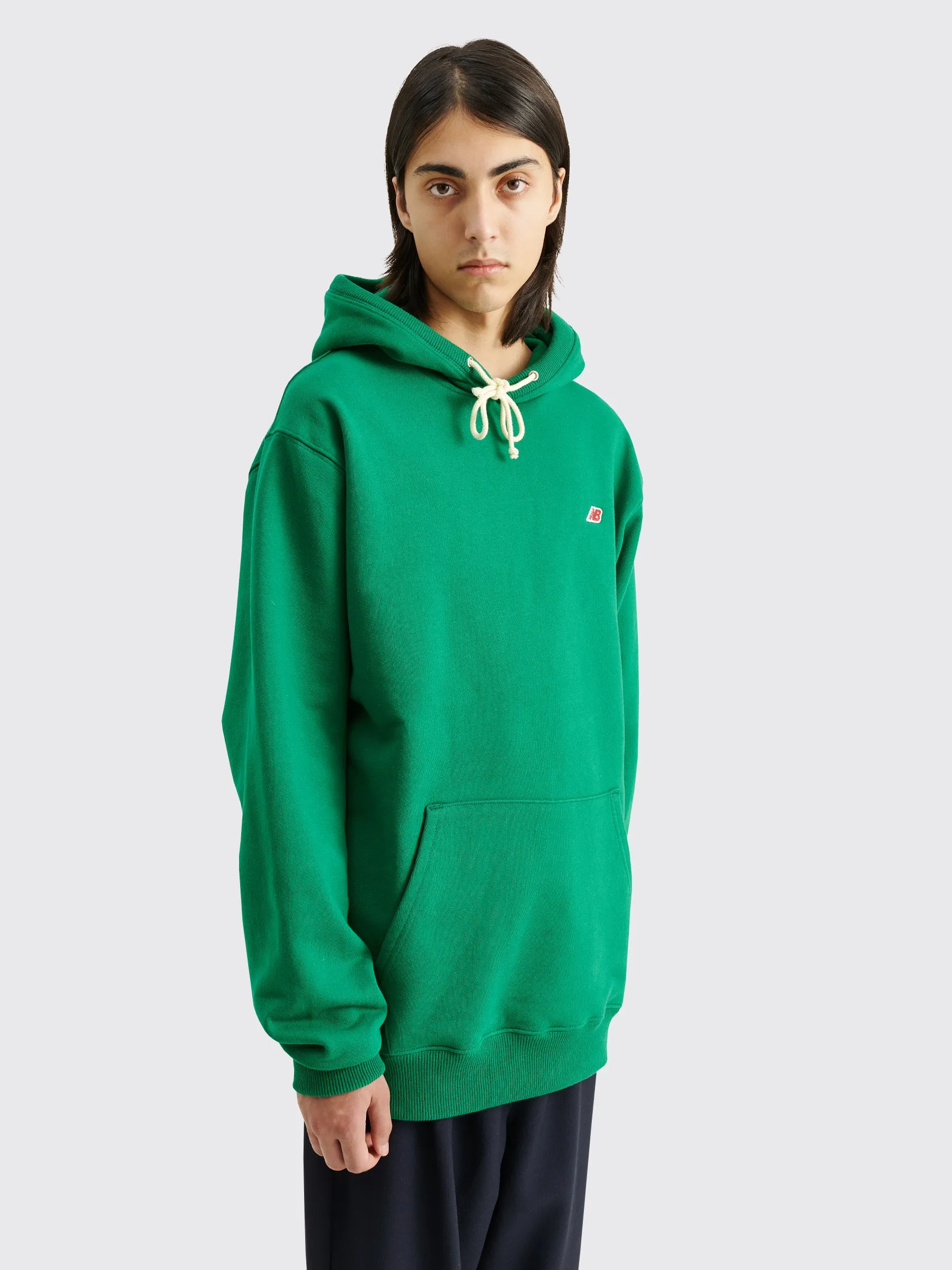 New Balance MADE in USA Core Sweatshirt Hoodie Green sold by Tres Bien product image thumbnail 5