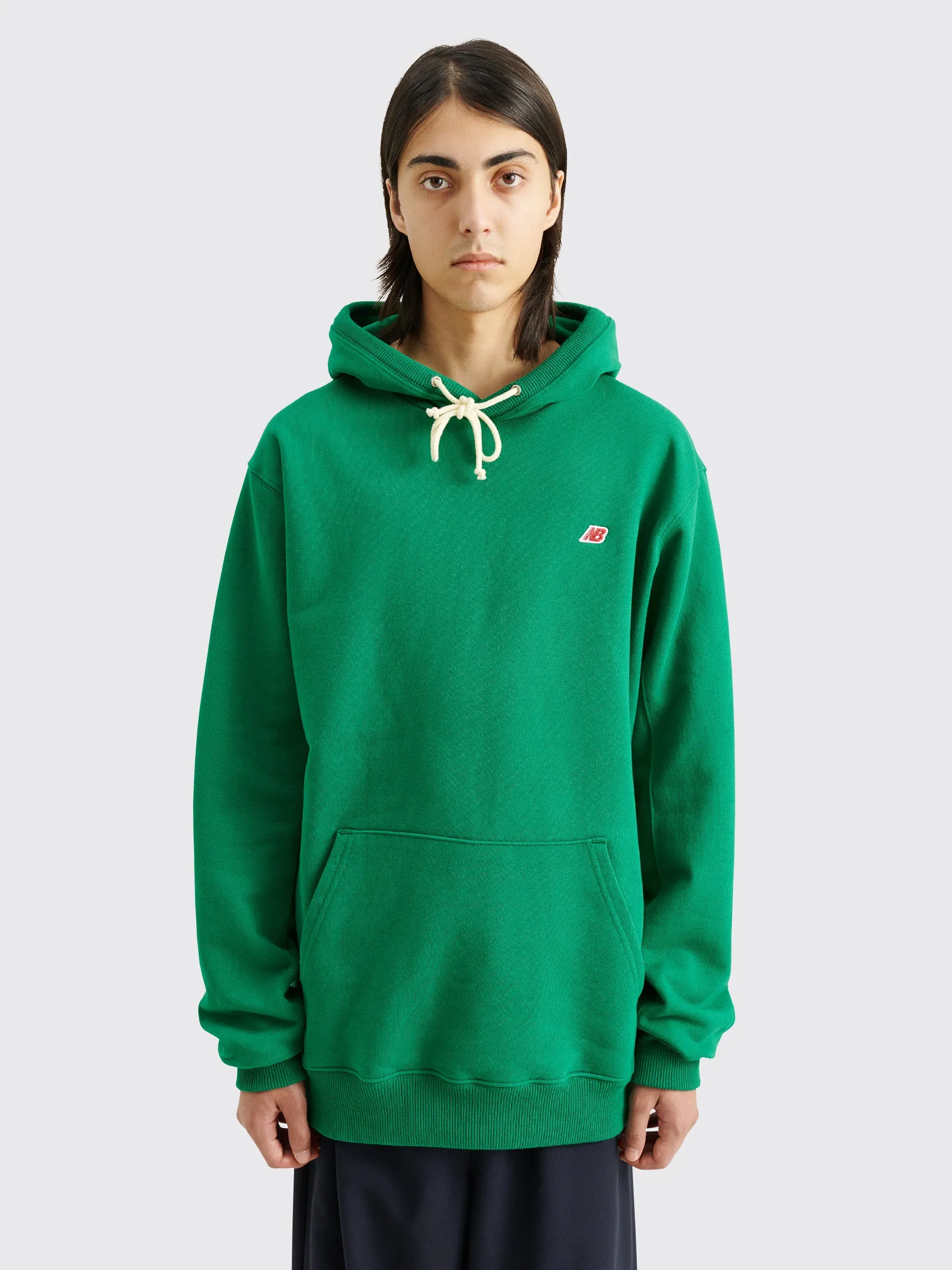 New Balance MADE in USA Core Sweatshirt Hoodie Green sold by Tres Bien product image thumbnail 2