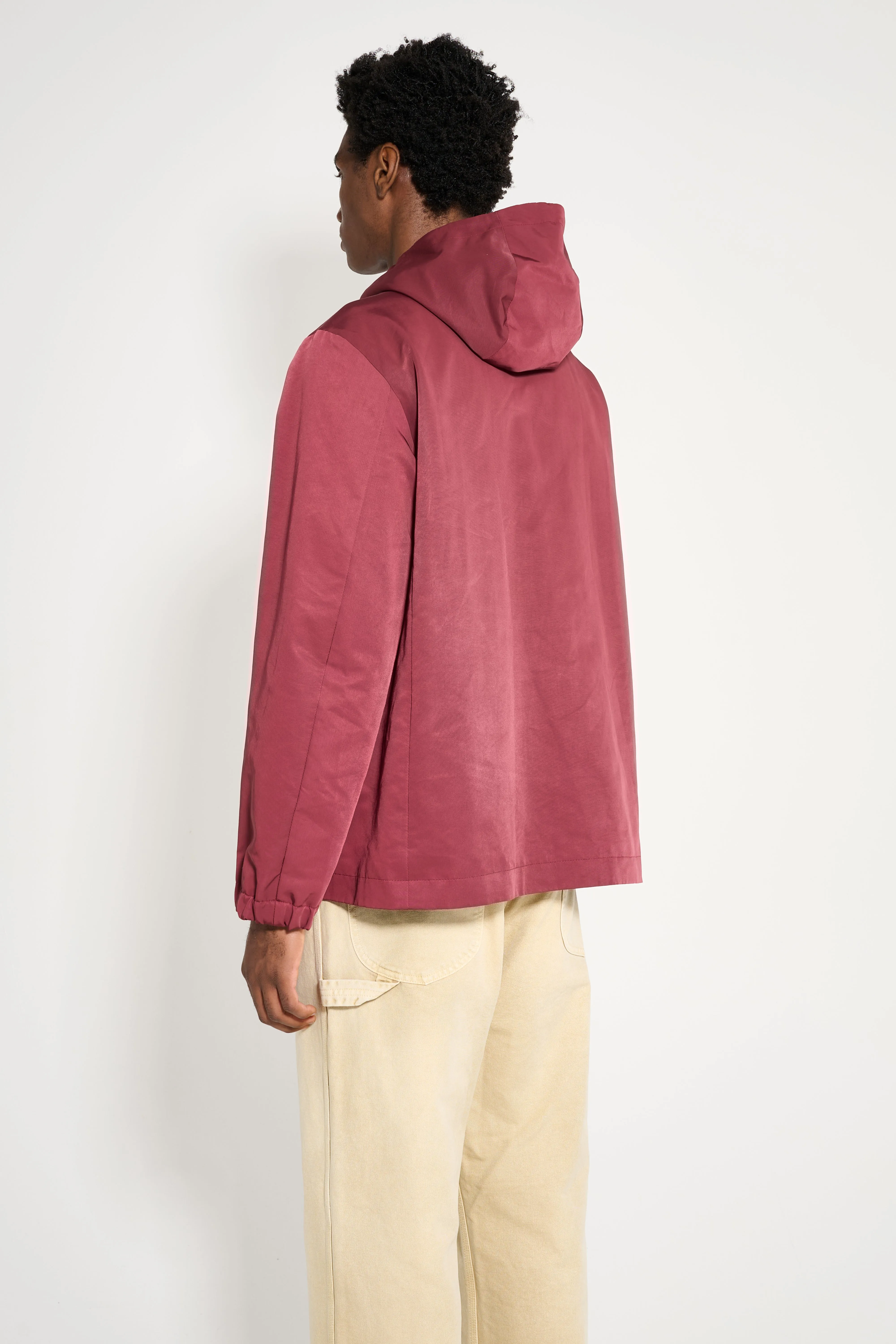 TRES BIEN ATELJÉ Cropped Parka Burgundy sold by Tres Bien product image thumbnail 3