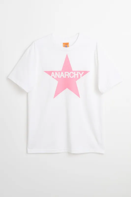 Nancy Anarchy 2 Tee White made by Tres Bien