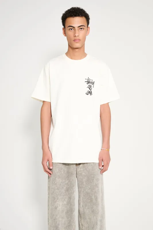 Stüssy Double Dragon Tee Natural sold by Tres Bien