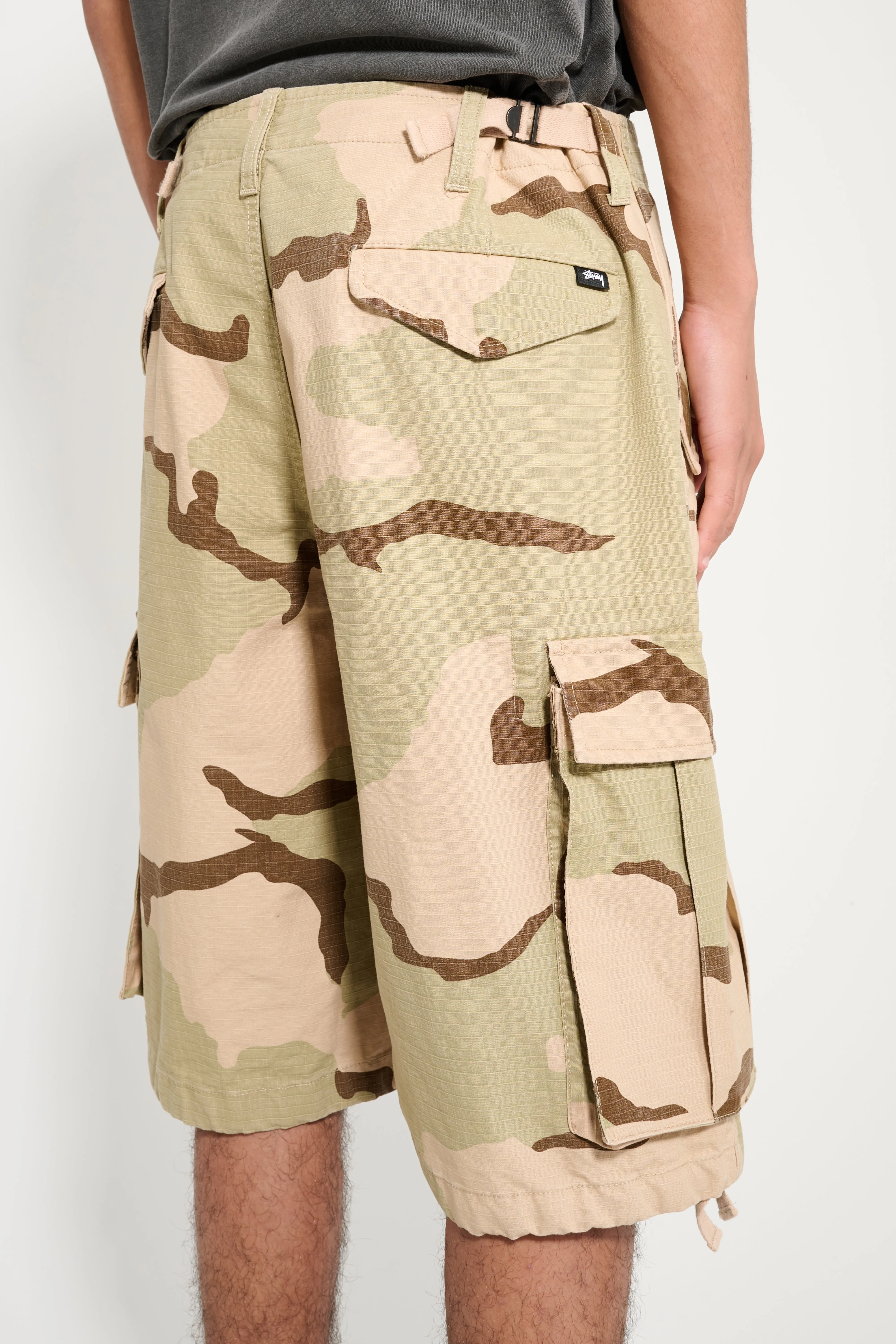 Stüssy Cargo Shorts Ripstop Sand Camo sold by Tres Bien product image thumbnail 5