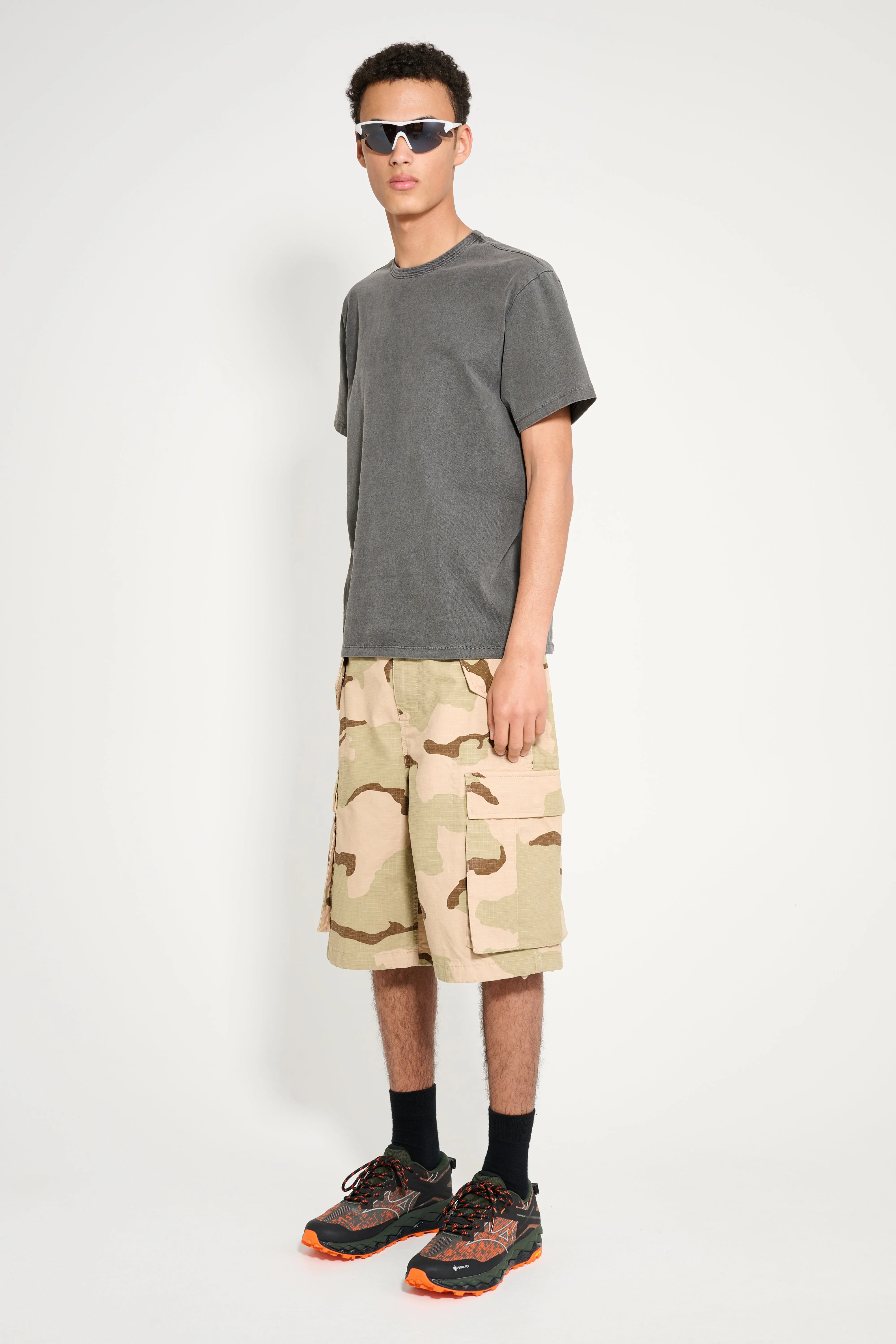 Stüssy Cargo Shorts Ripstop Sand Camo sold by Tres Bien product image thumbnail 2
