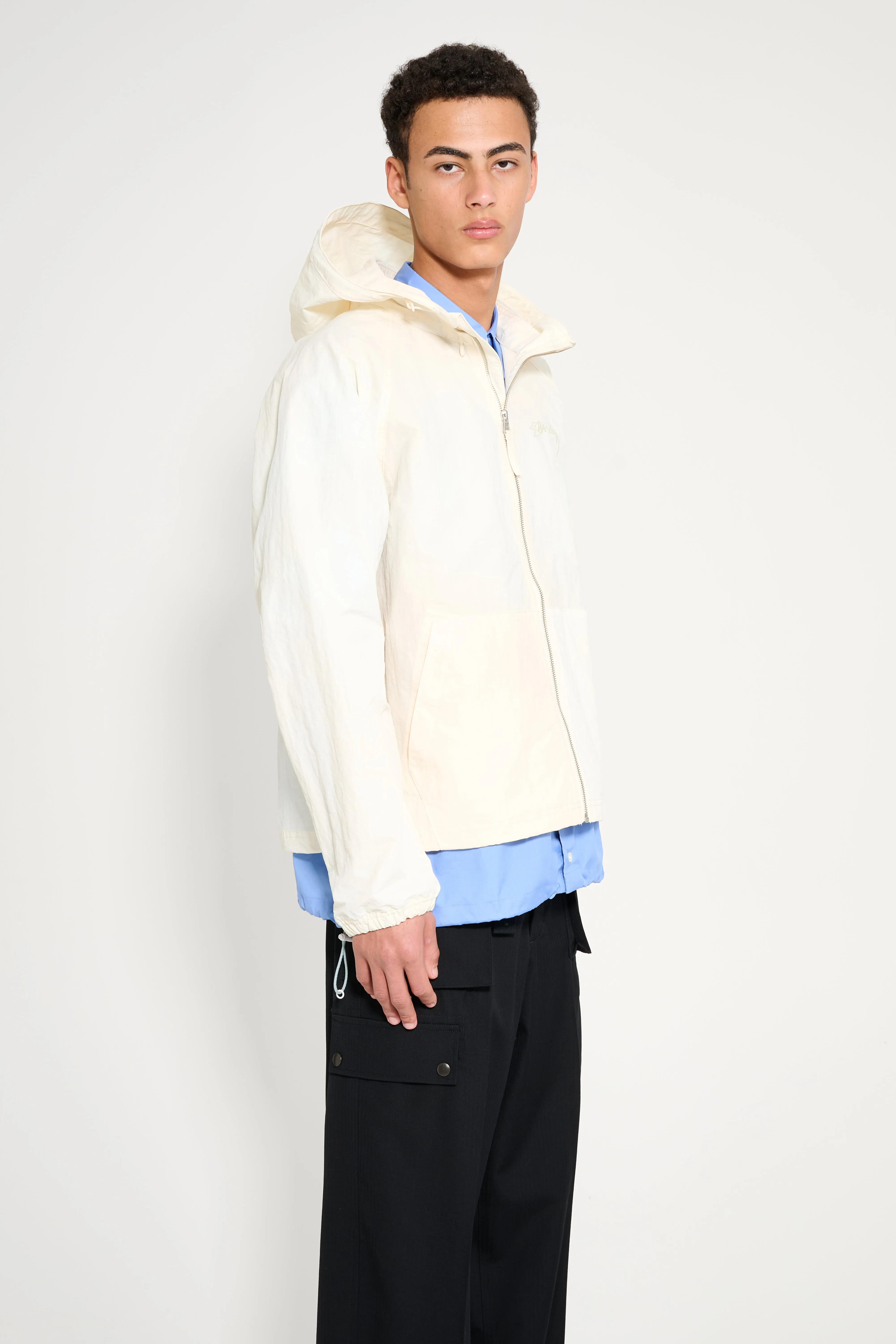 Stüssy Beach Shell Wave Dye Jacket Bone sold by Tres Bien product image thumbnail 4