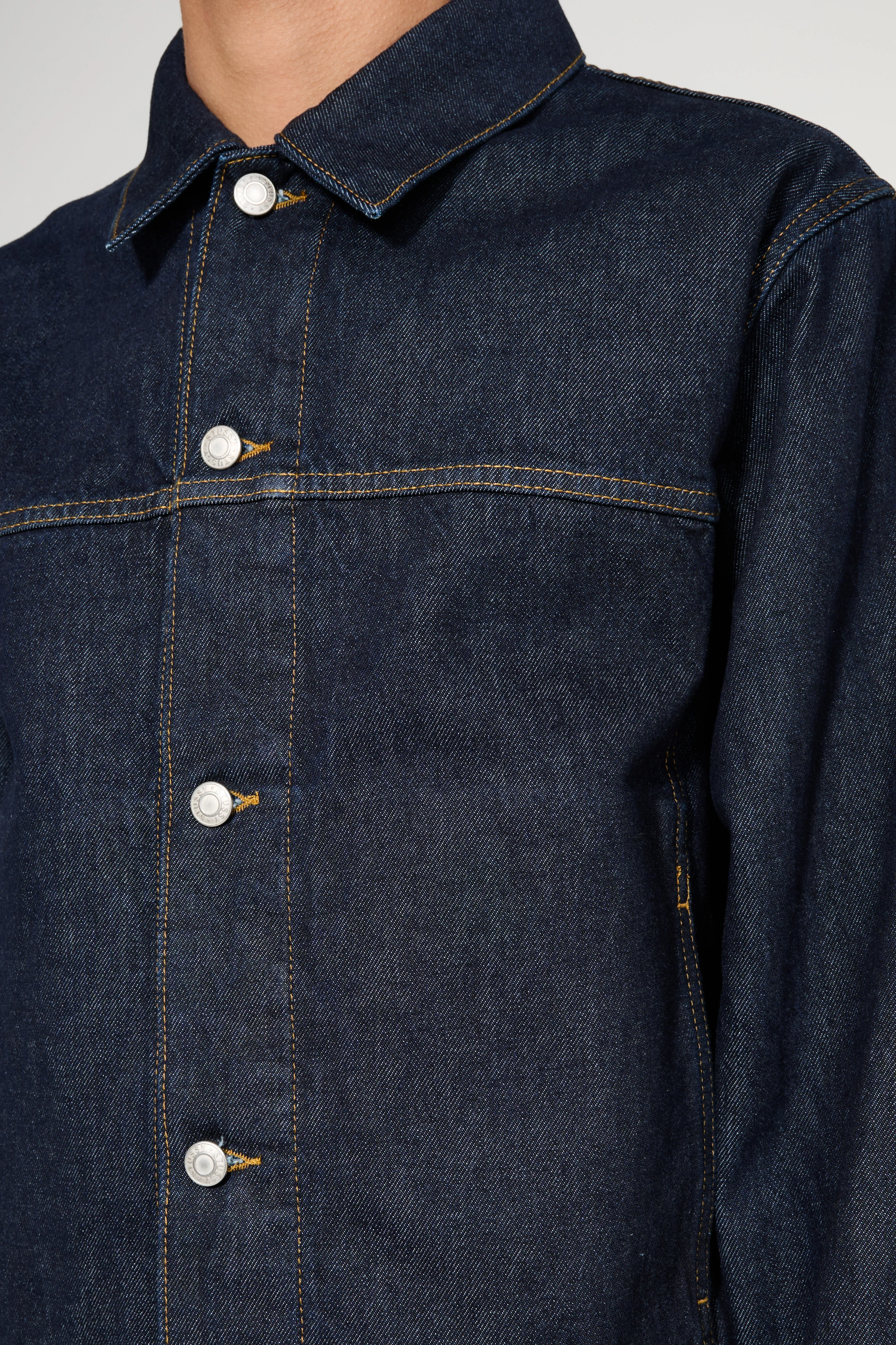 Stüssy Trucker Denim Jacket Rinsed Indigo sold by Tres Bien product image thumbnail 5