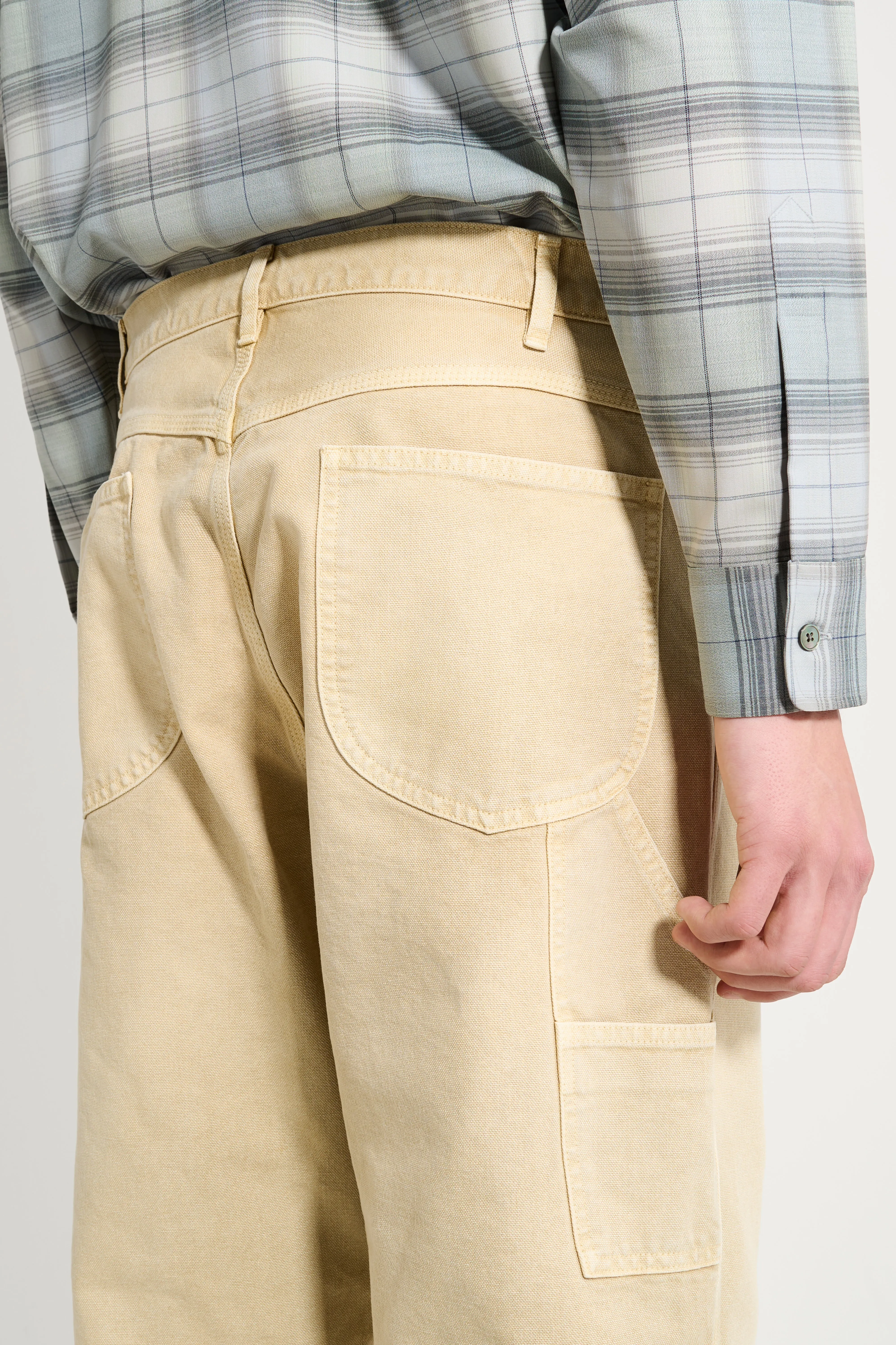Auralee Organic Cotton Duck Pants Light Beige sold by Tres Bien product image thumbnail 4