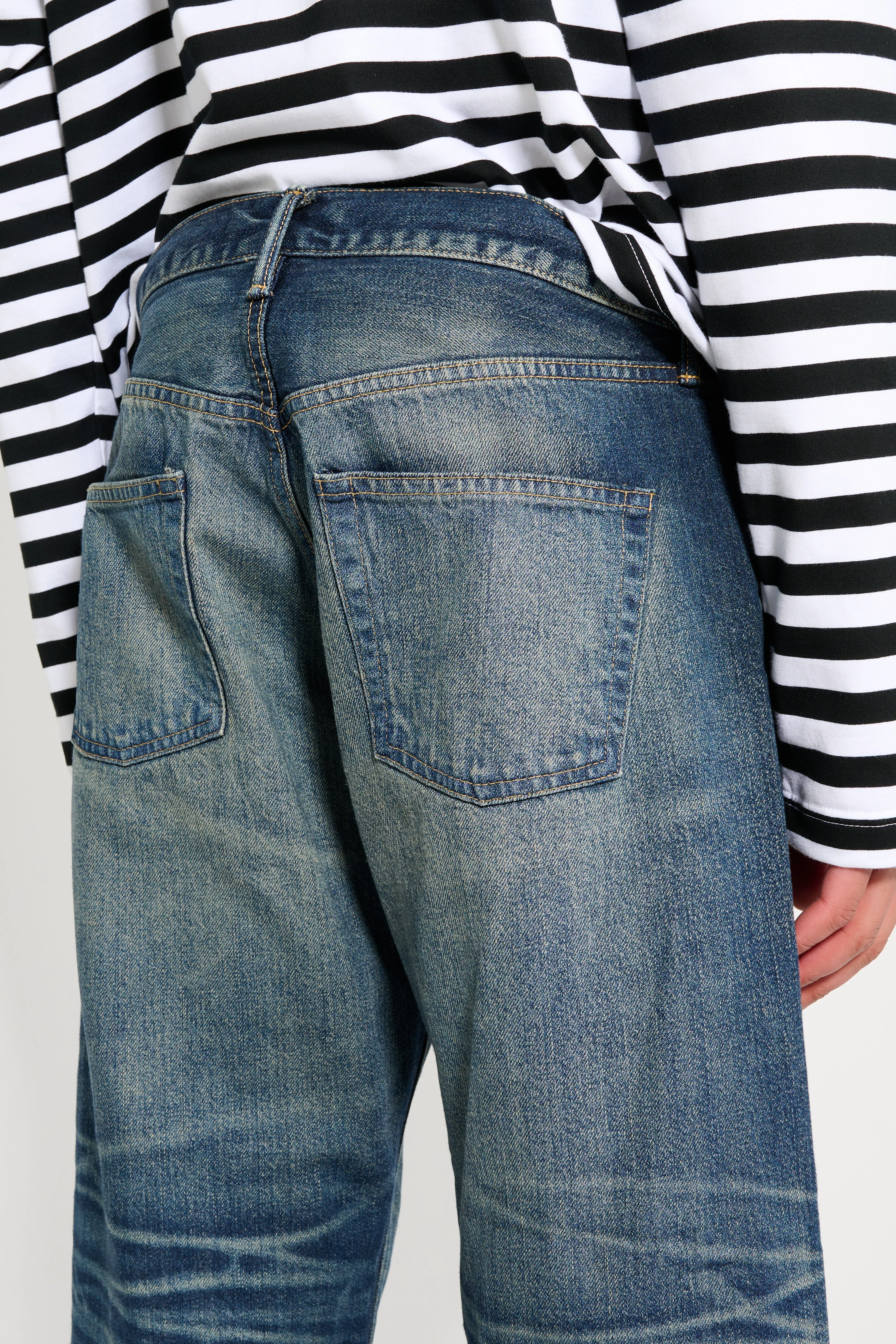 Junya Watanabe MAN Cropped Jeans Vintage Wash sold by Tres Bien product image thumbnail 5