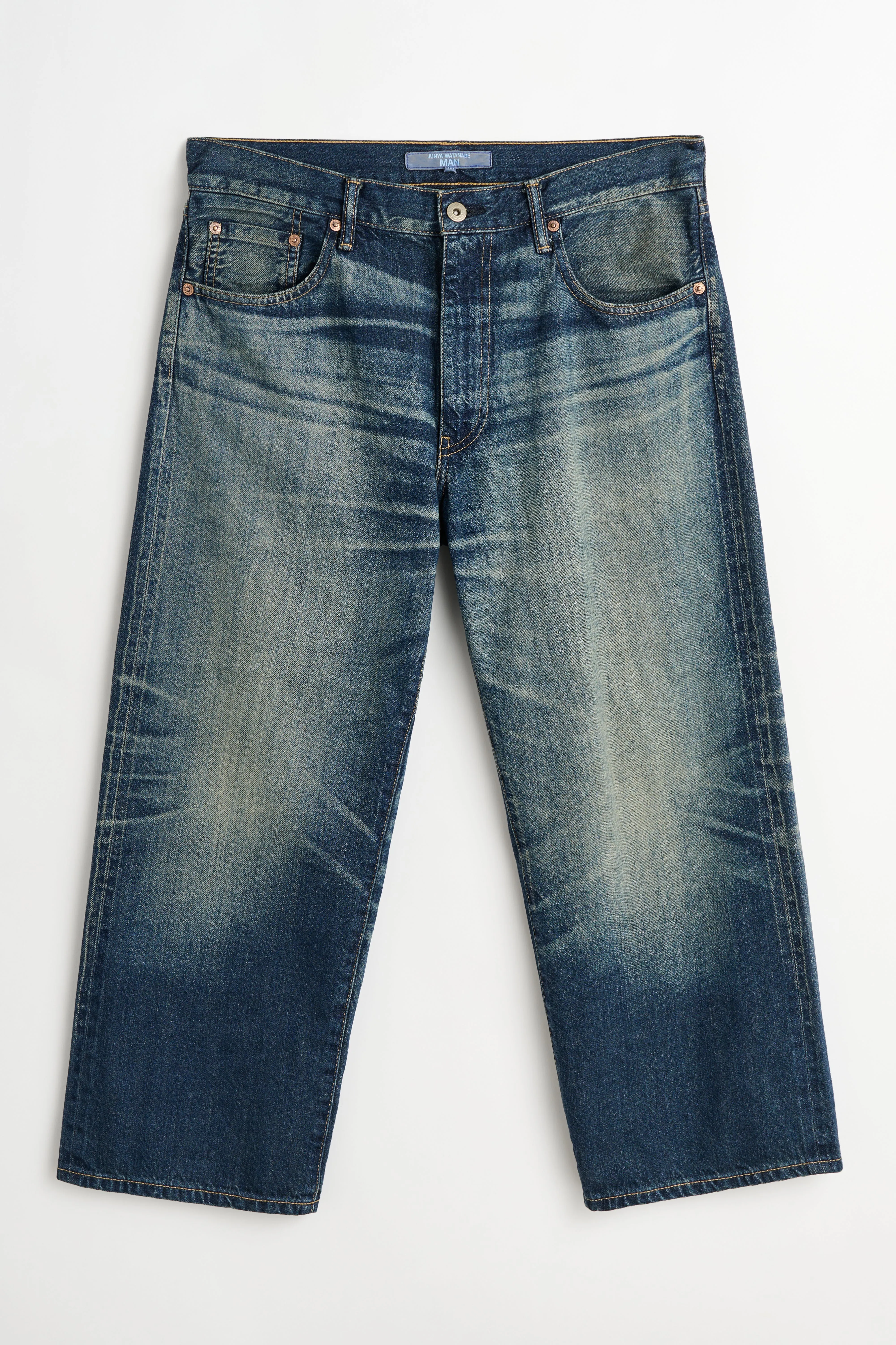 Junya Watanabe MAN Cropped Jeans Vintage Wash sold by Tres Bien product image thumbnail 3
