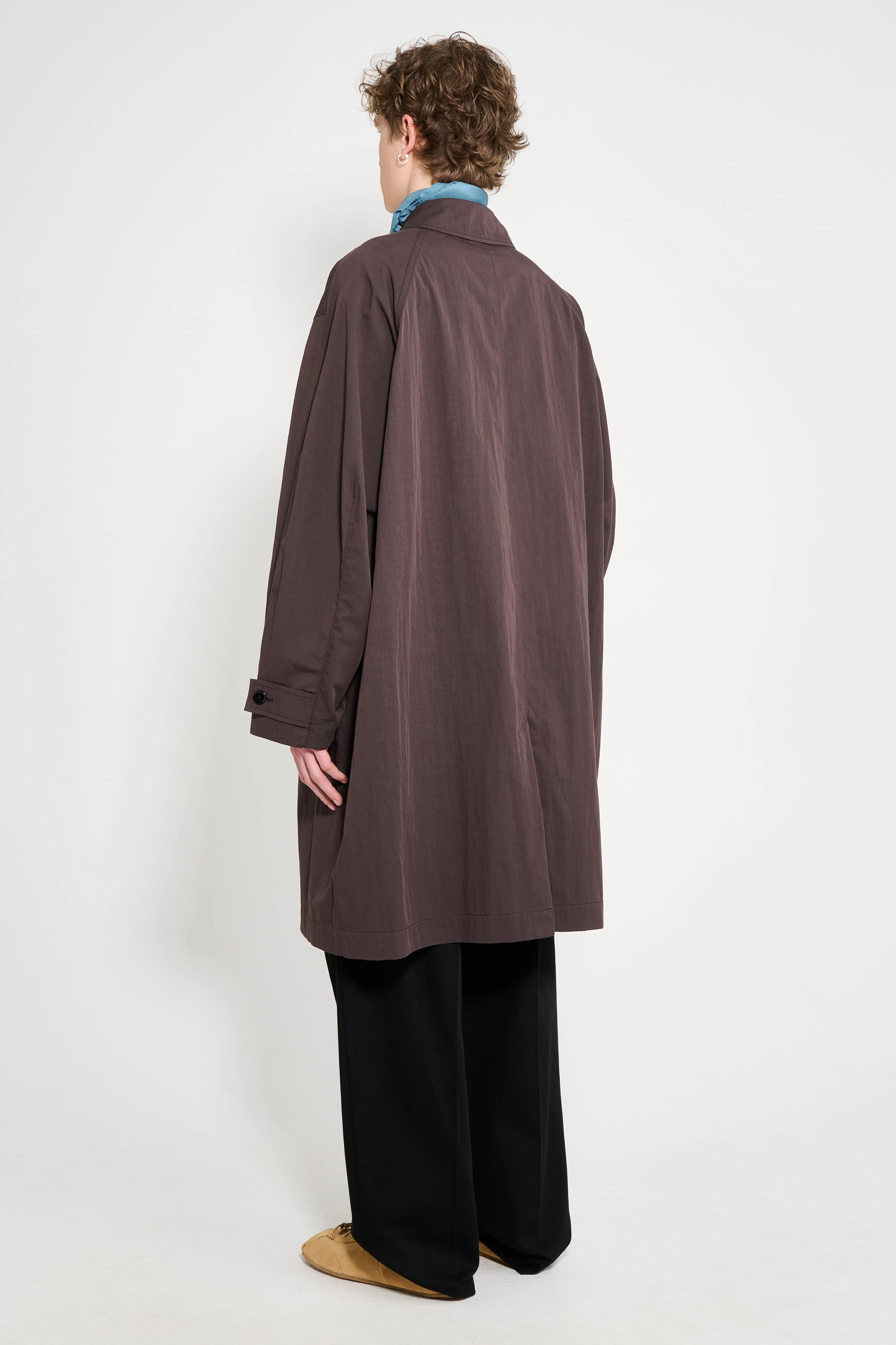 Lemaire Car Coat Dark Chocolate sold by Tres Bien product image thumbnail 3