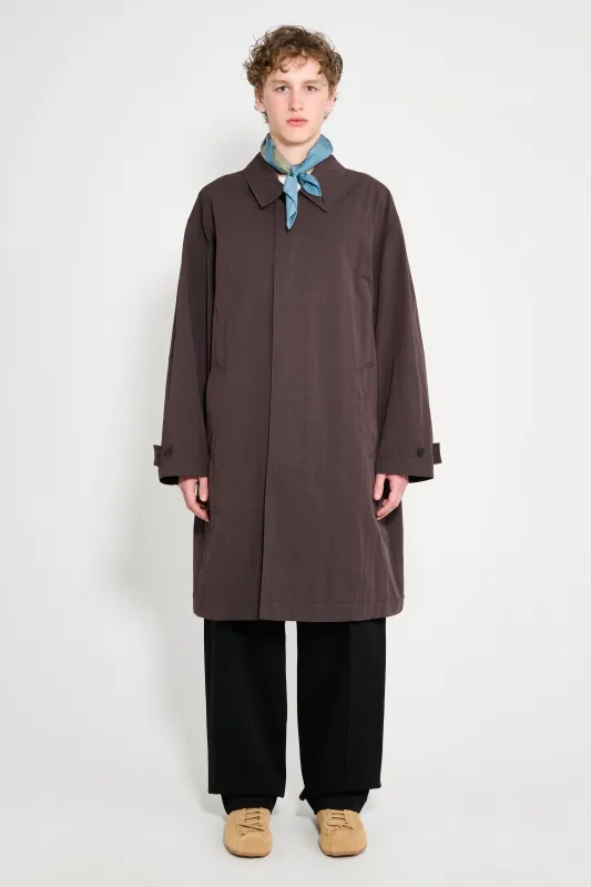 Lemaire Car Coat Dark Chocolate made by Lemaire