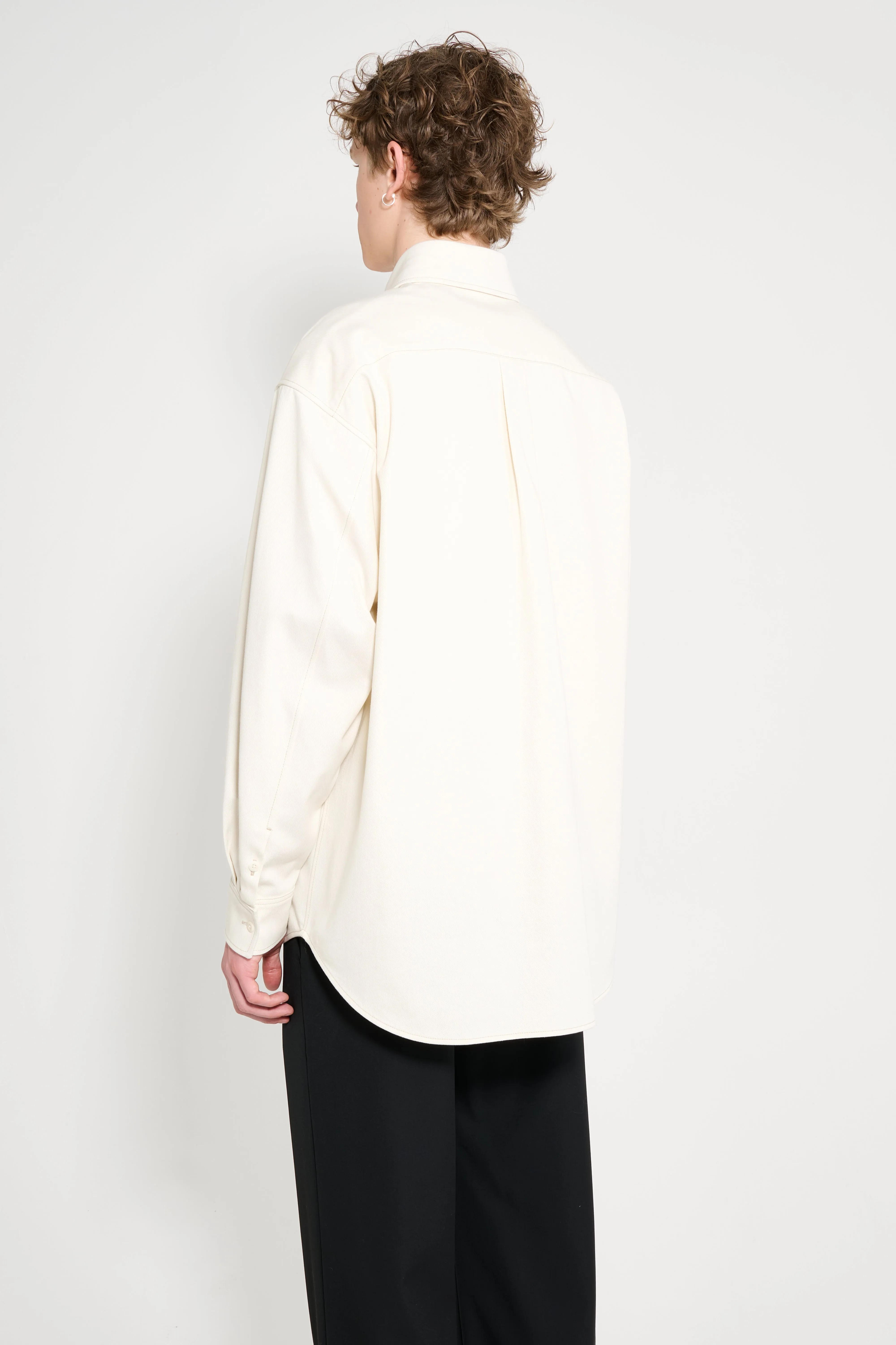 Lemaire Big Shirt Creamy White sold by Tres Bien product image thumbnail 3
