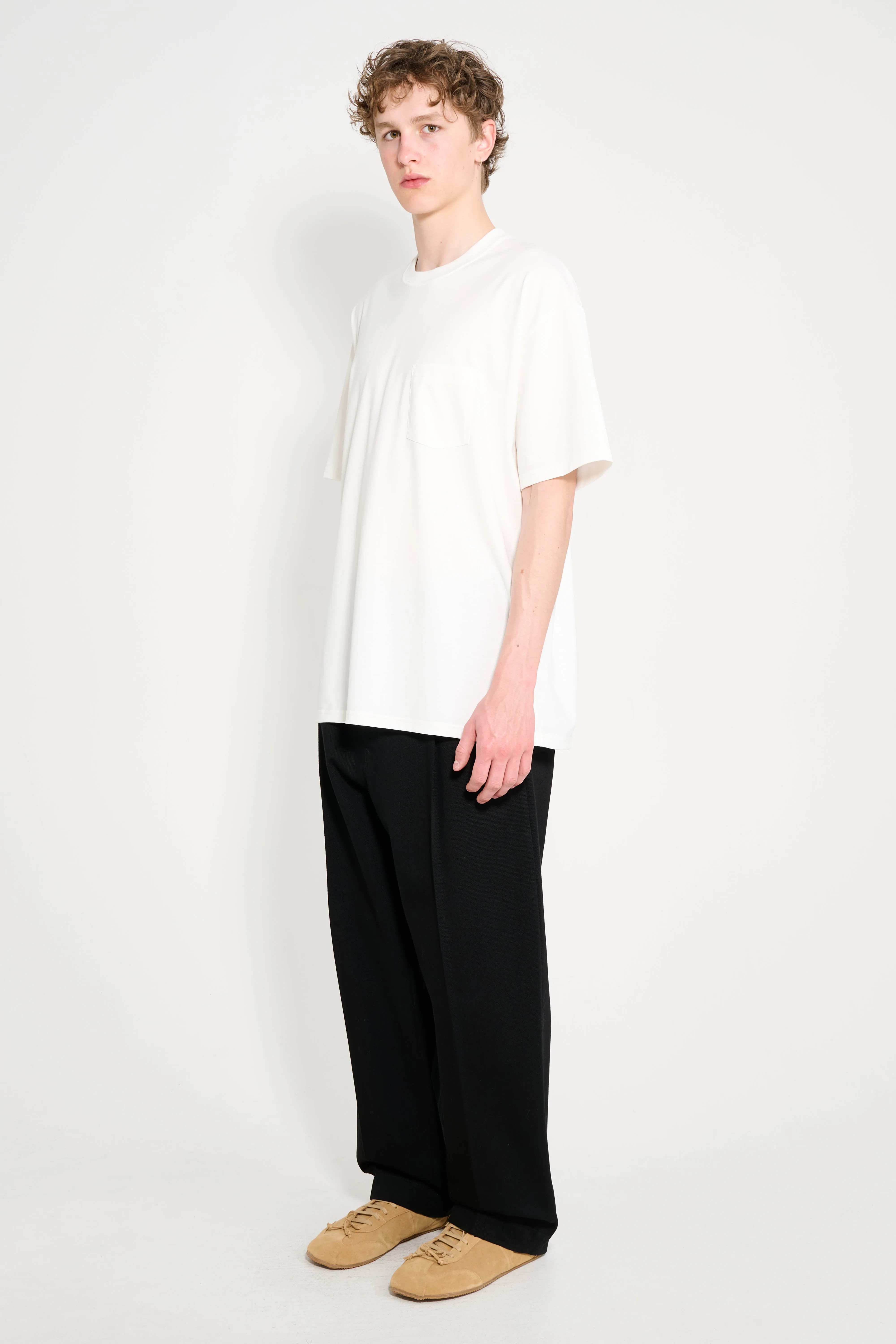 Lemaire Pleated Carrot Pants Black sold by Tres Bien product image thumbnail 4