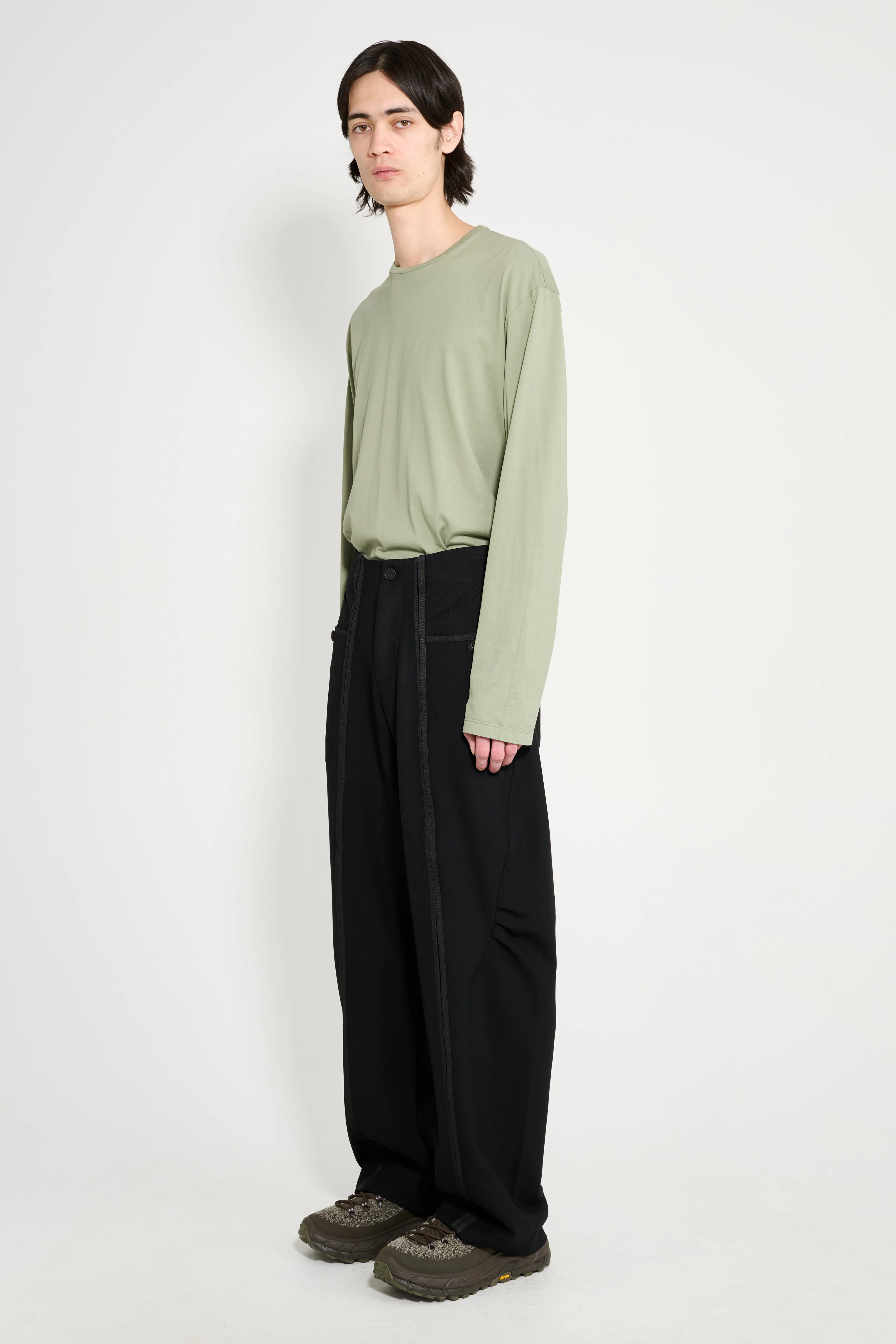 _J.L-A.L_ Drift Trousers Shungite Black sold by Tres Bien product image thumbnail 5