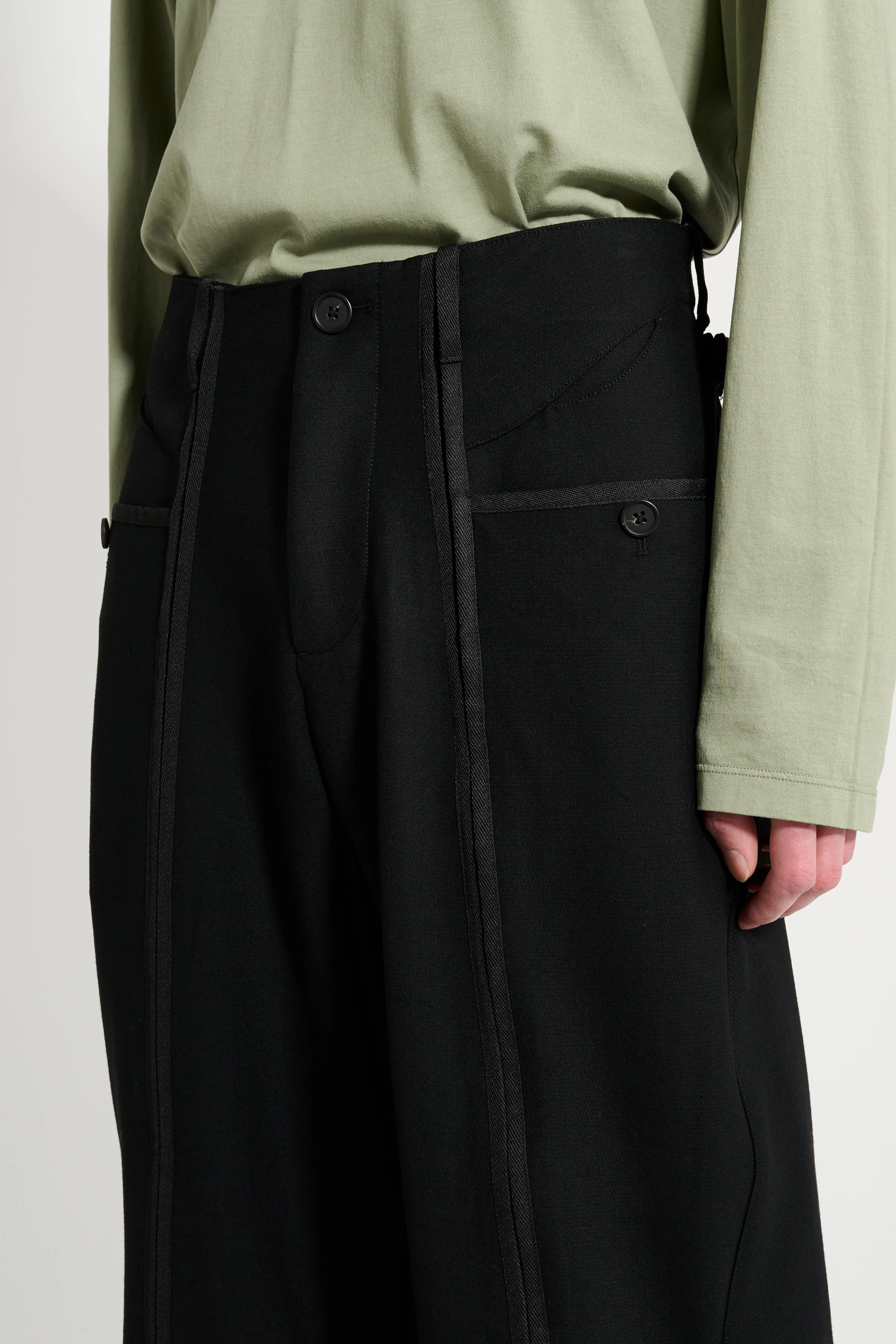 _J.L-A.L_ Drift Trousers Shungite Black sold by Tres Bien product image thumbnail 3