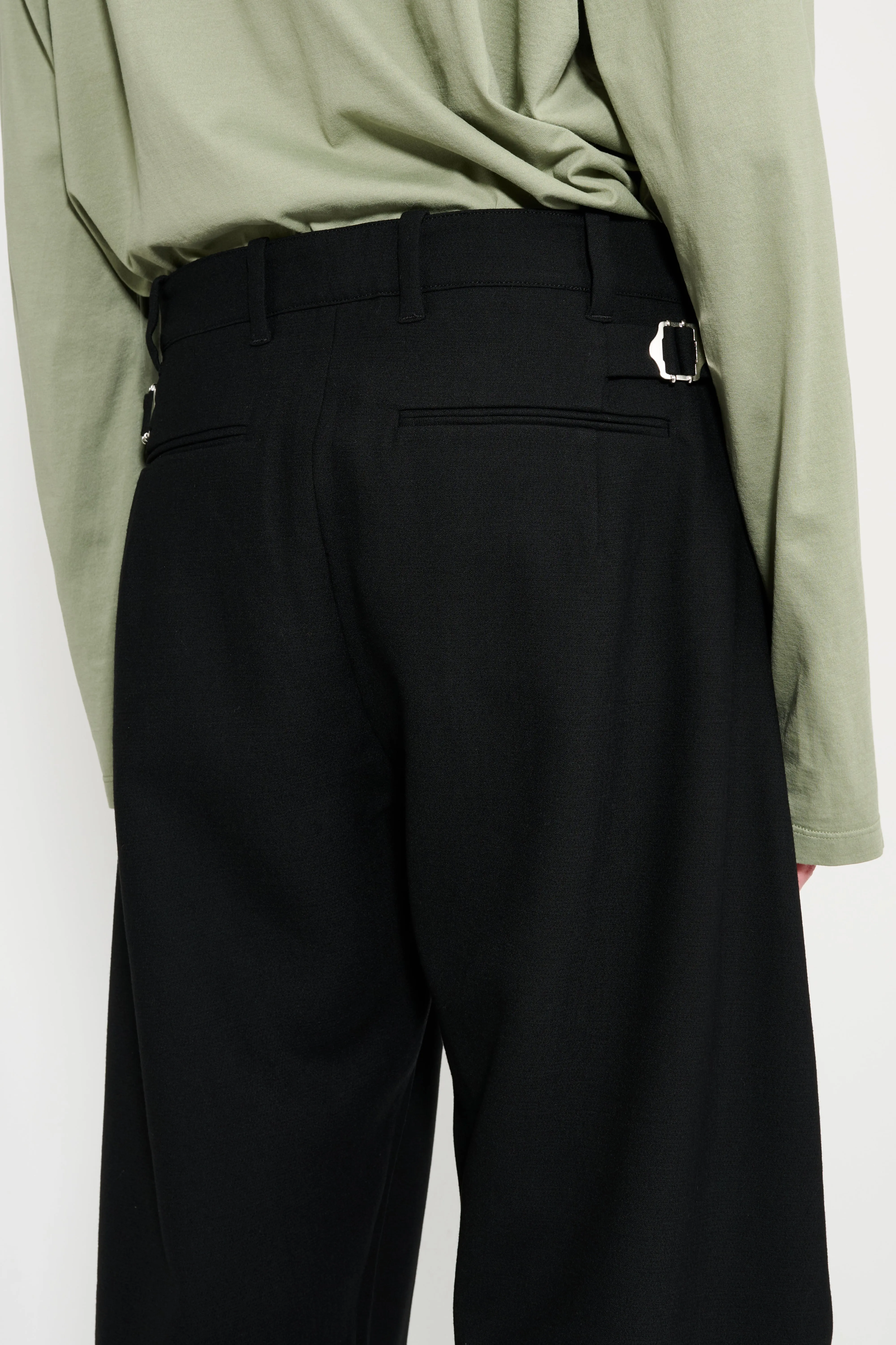 _J.L-A.L_ Drift Trousers Shungite Black sold by Tres Bien product image thumbnail 4
